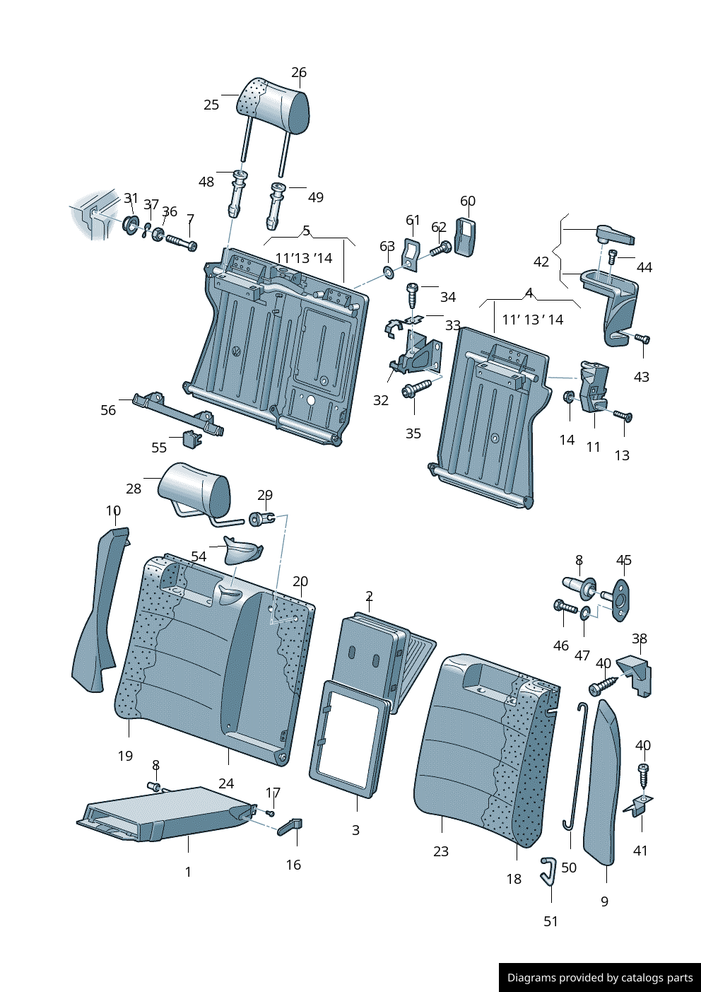 Car part diagram