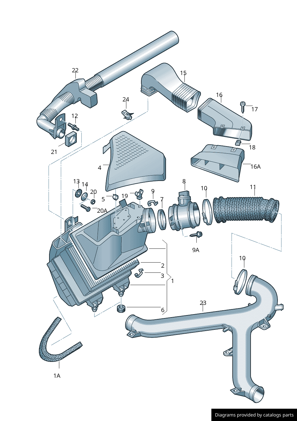 Car part diagram