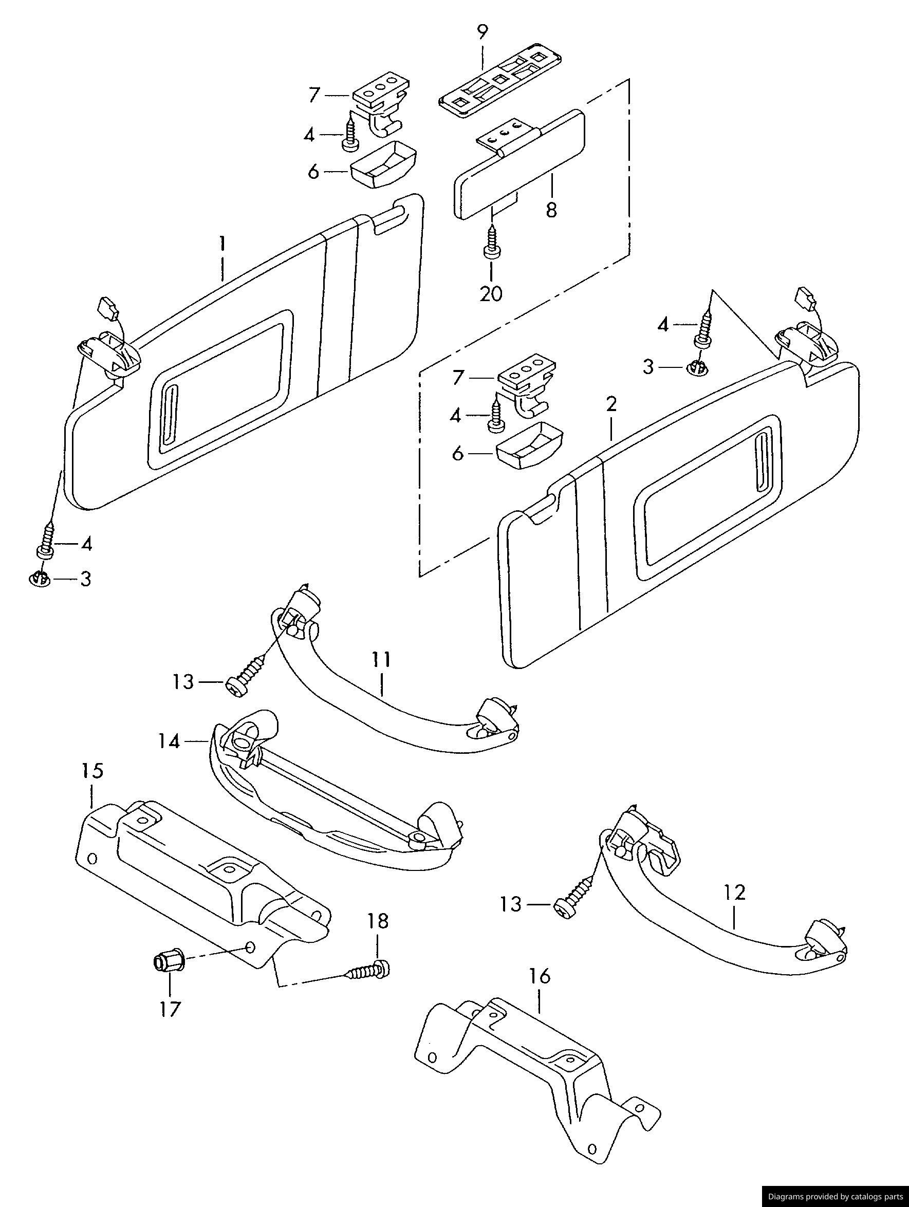 Car part diagram
