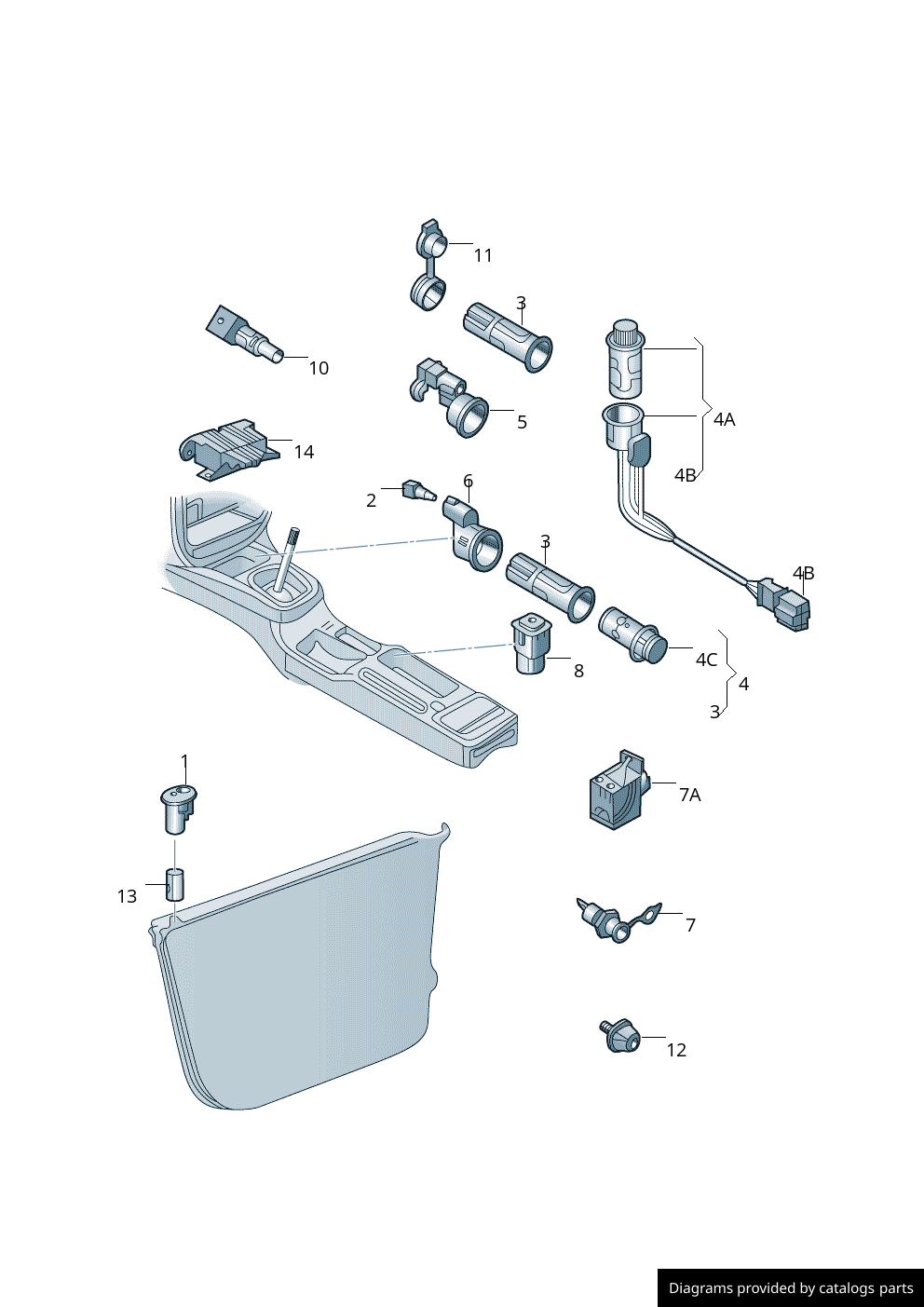Car part diagram