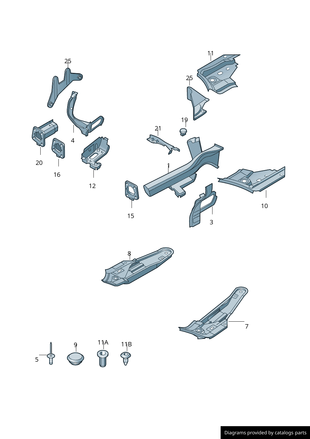 Car part diagram