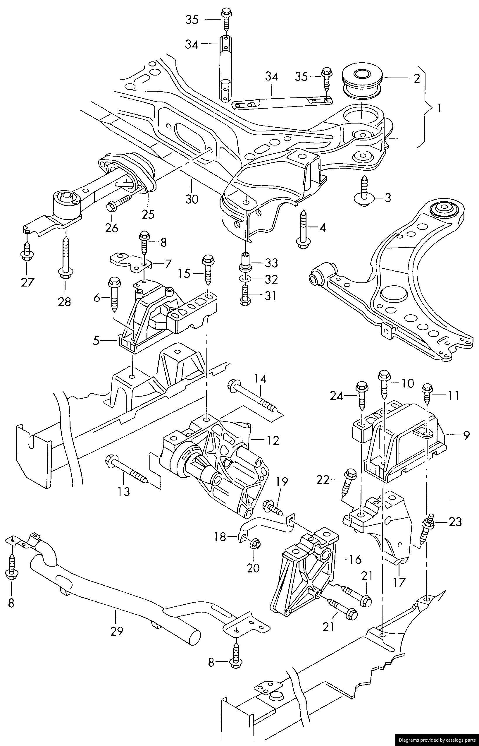 Car part diagram