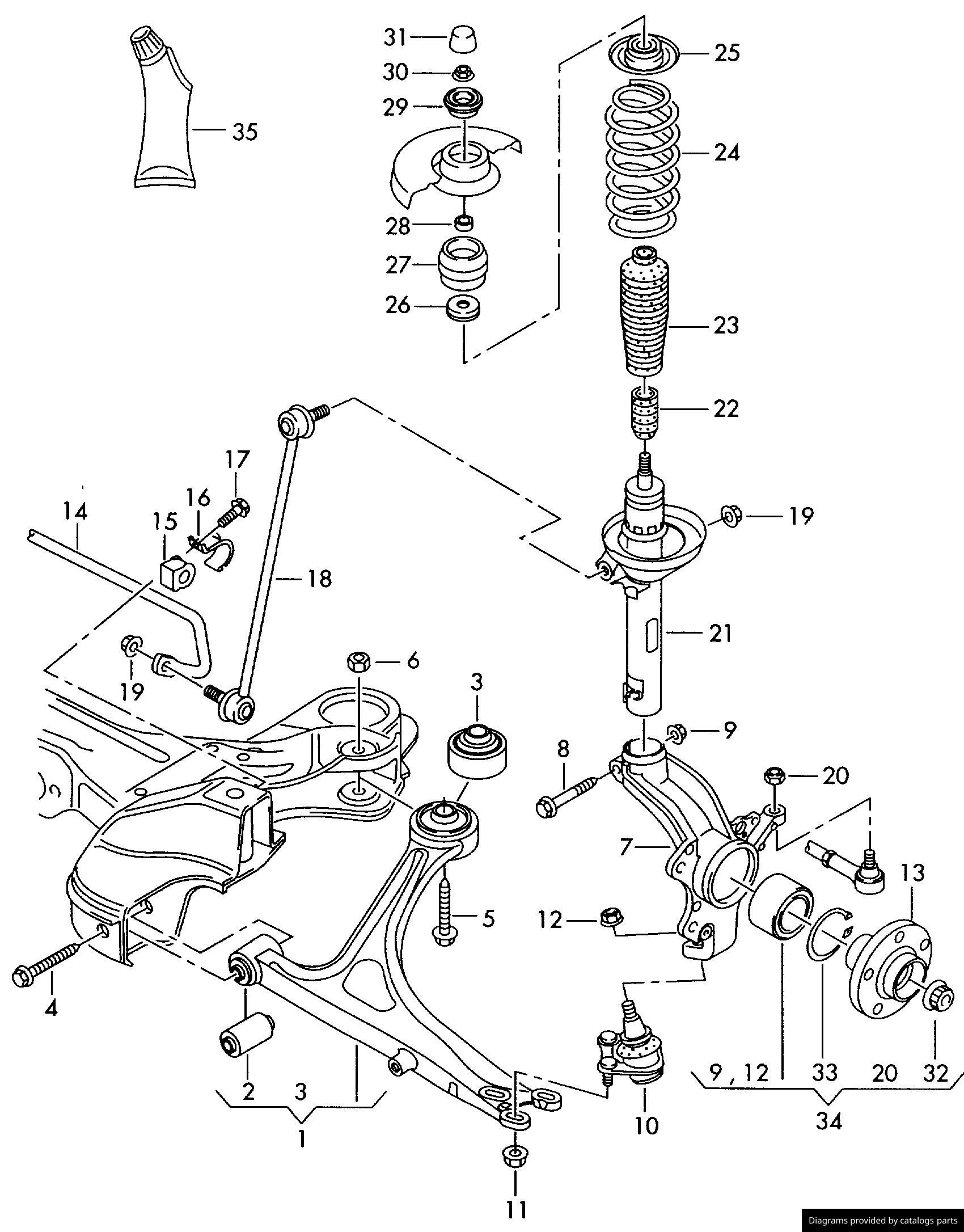 Car part diagram