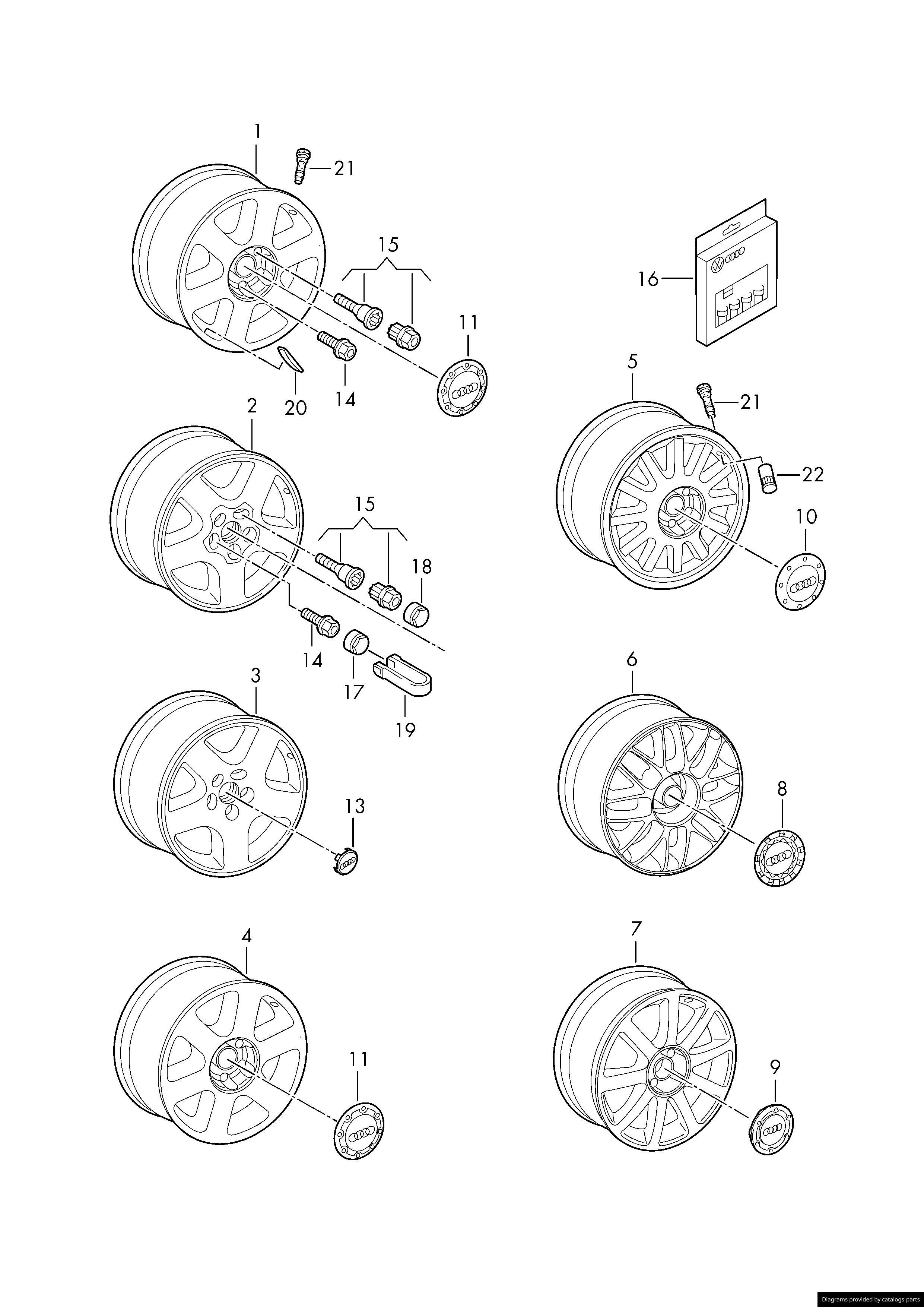 Car part diagram