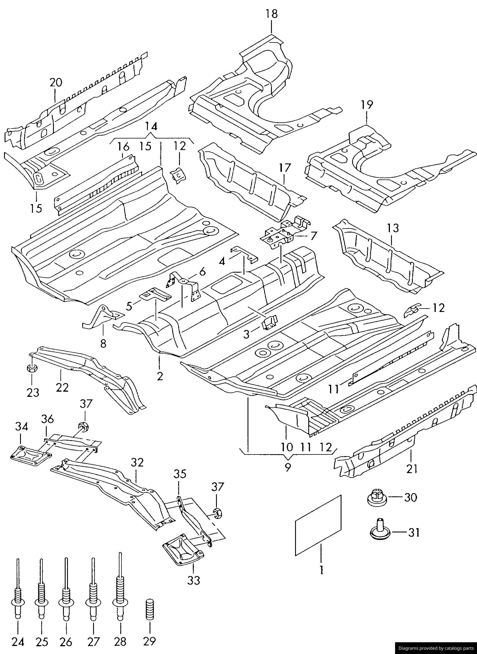 Car part diagram