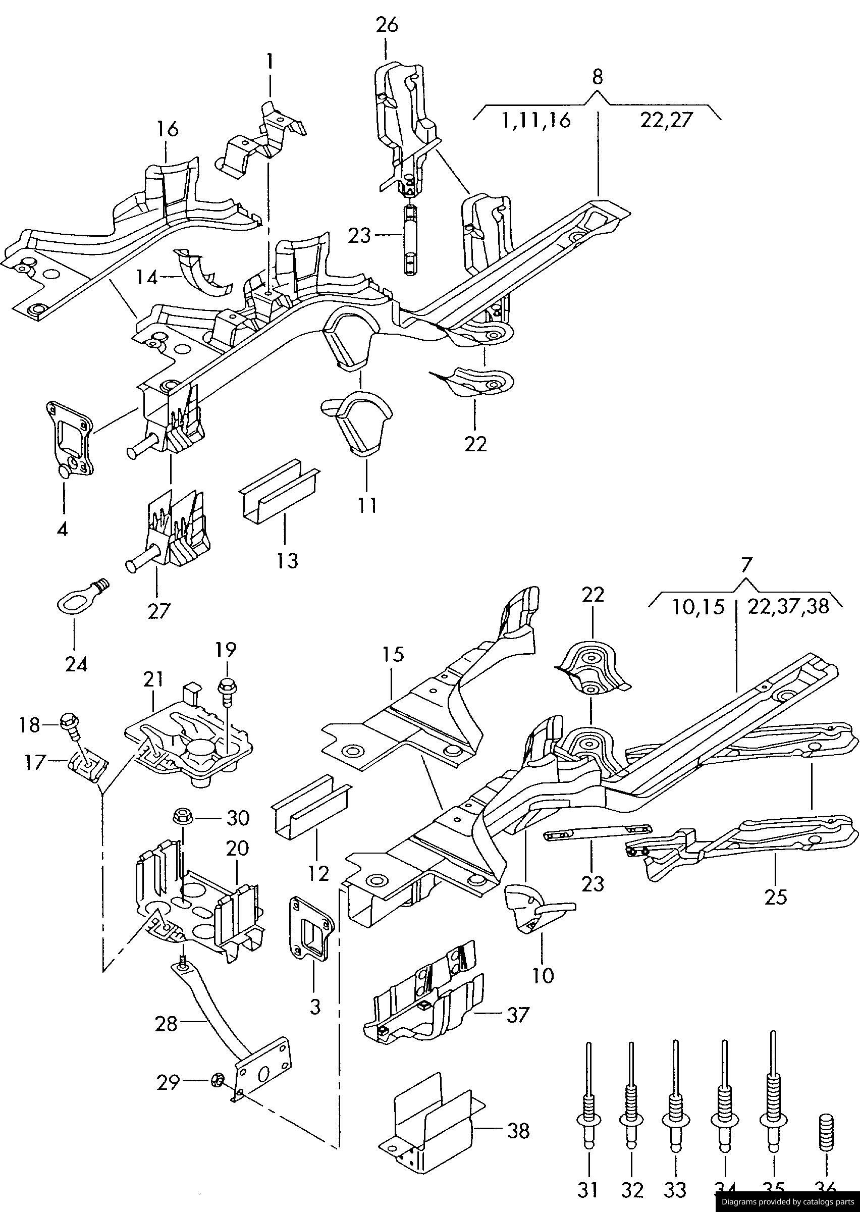 Car part diagram