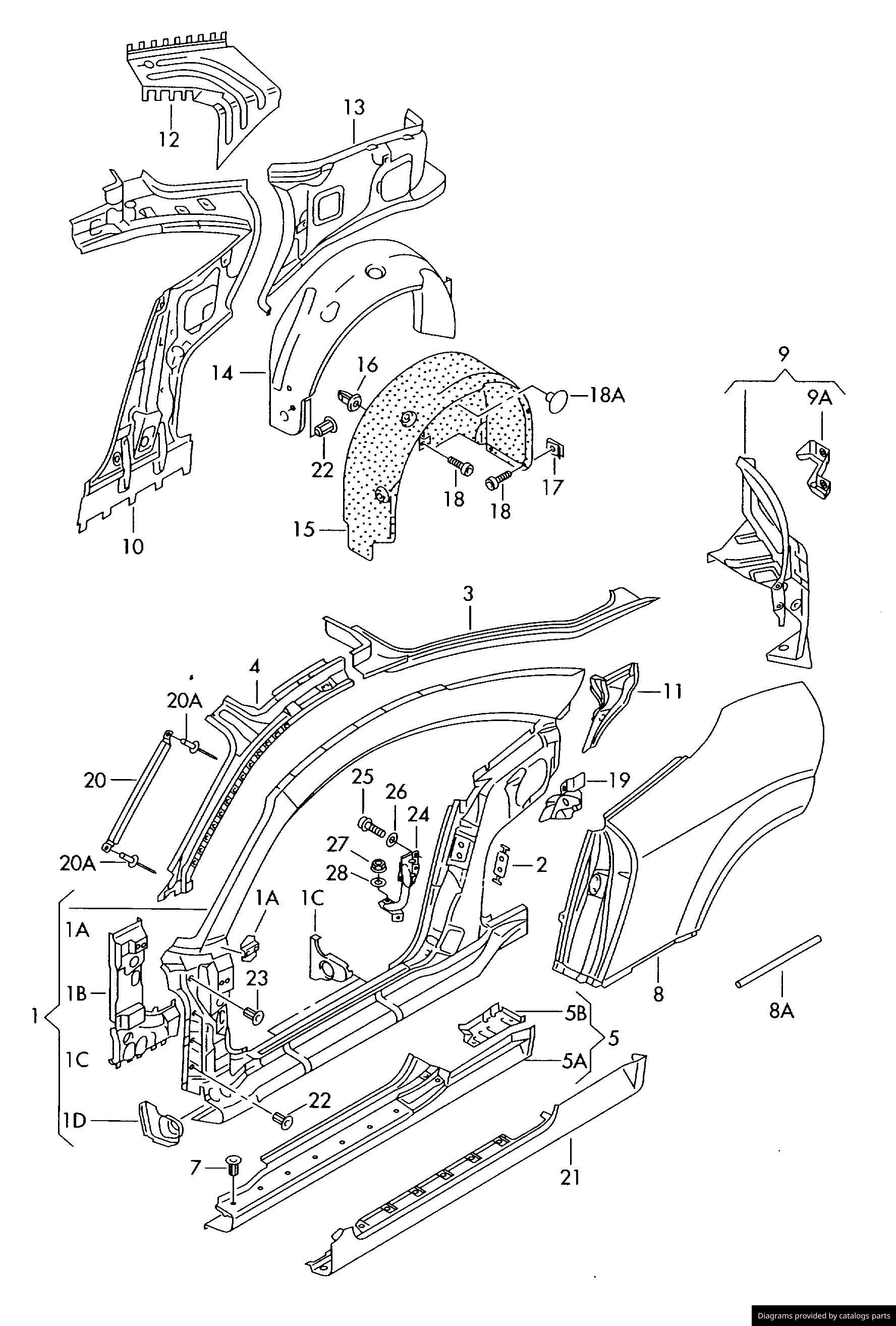 Car part diagram