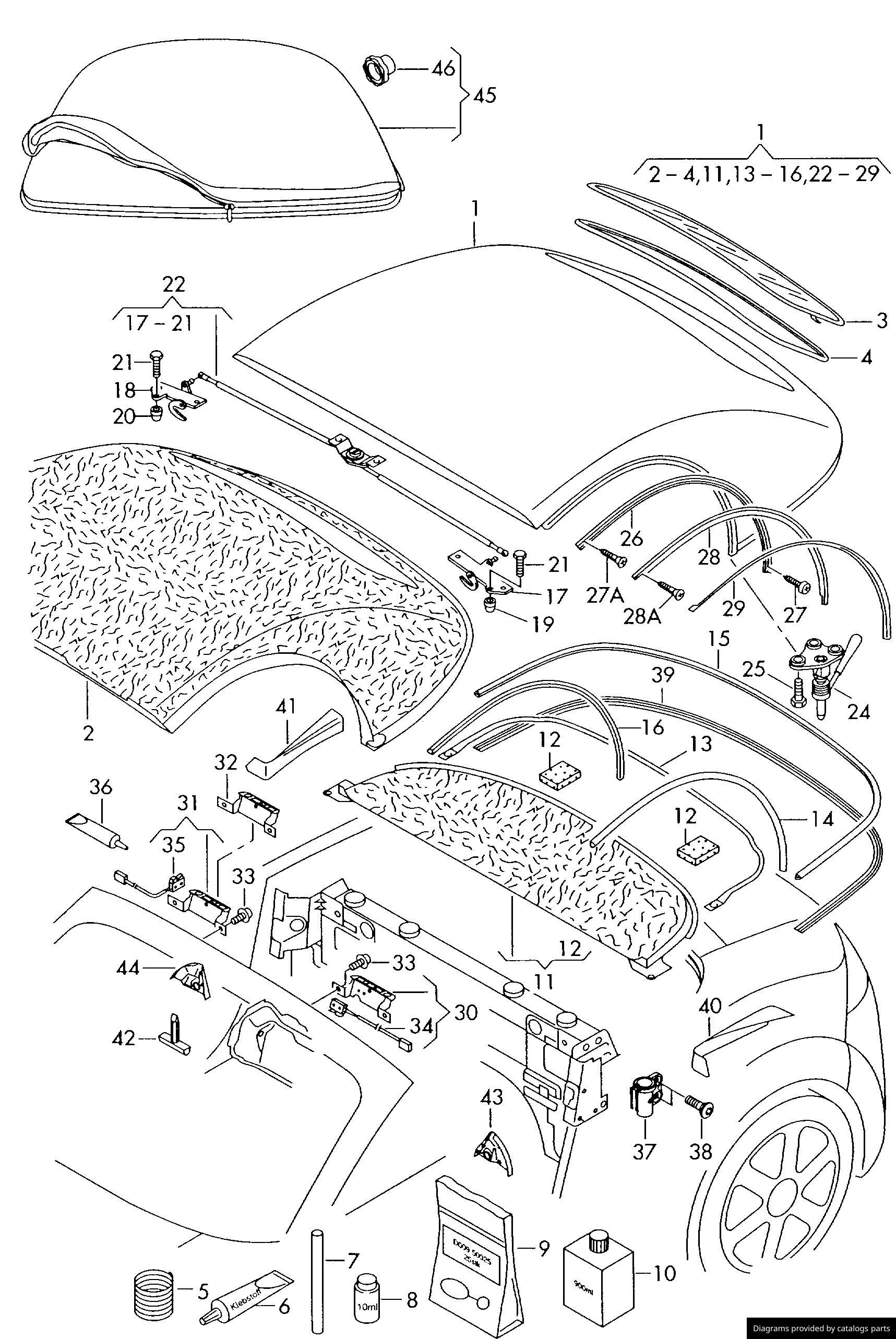 Car part diagram