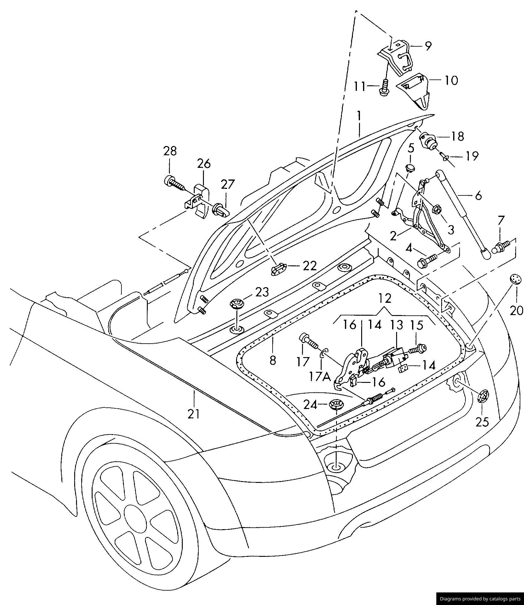 Car part diagram