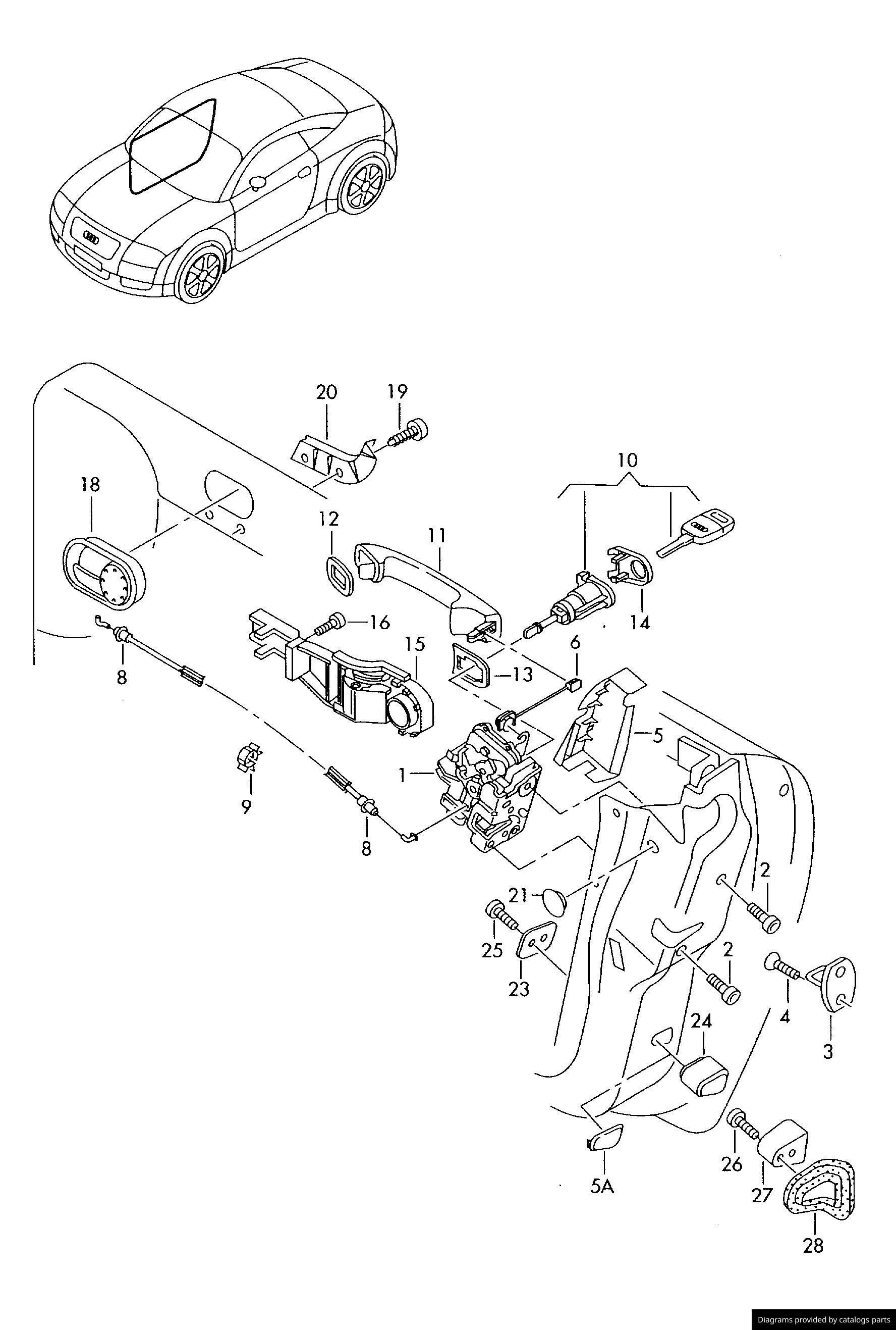 Car part diagram