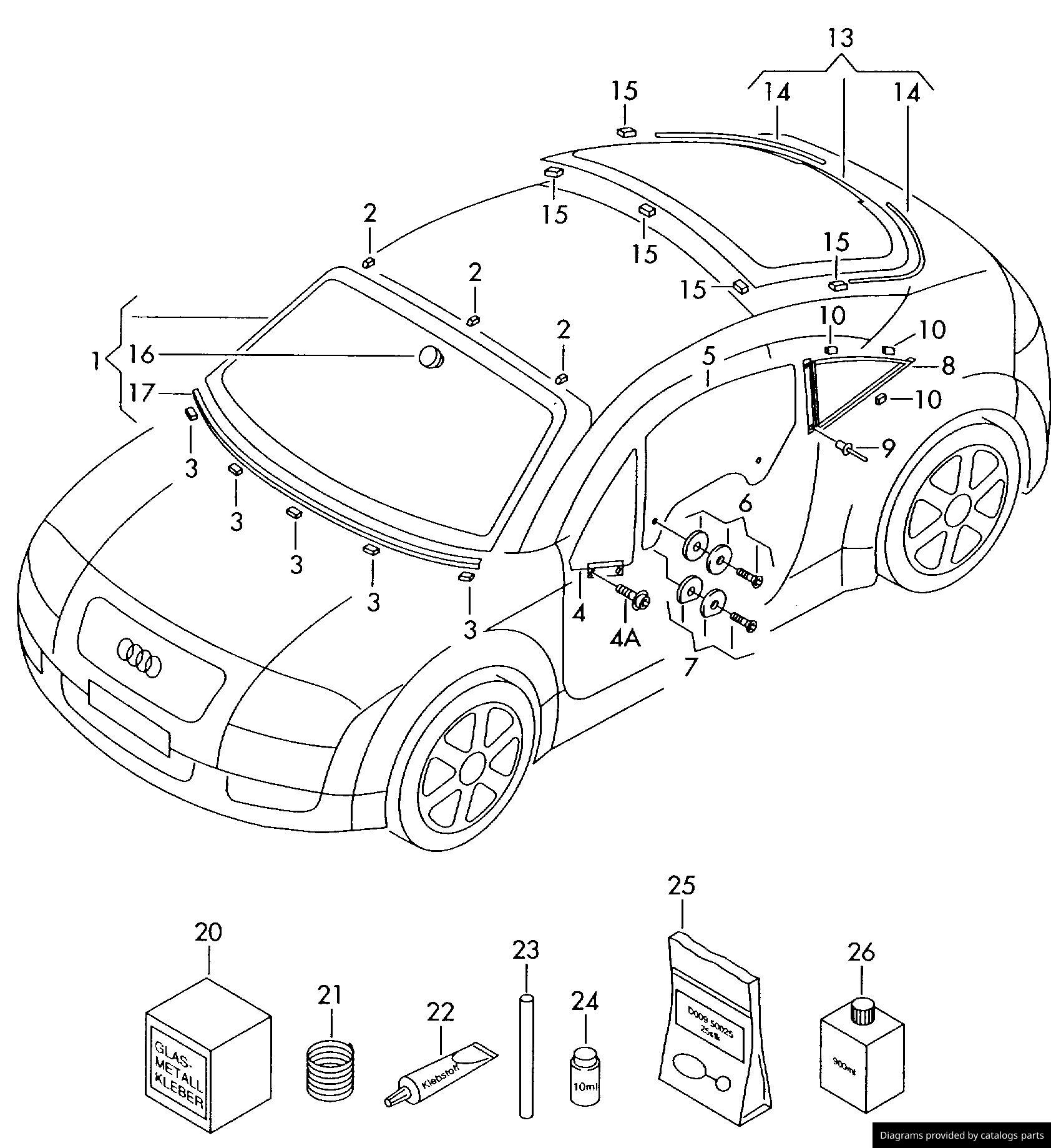 Car part diagram