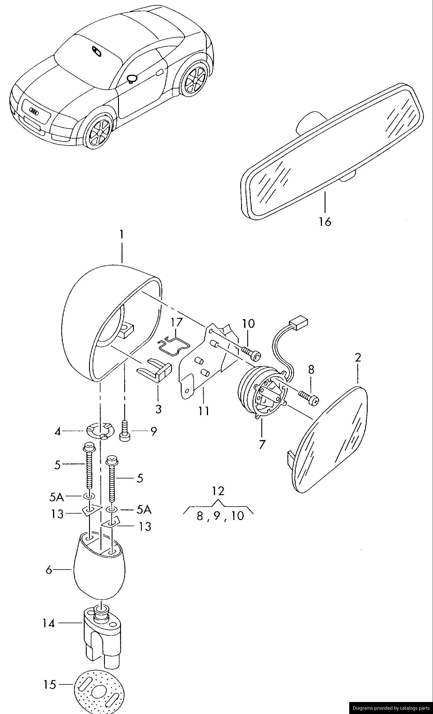 Car part diagram