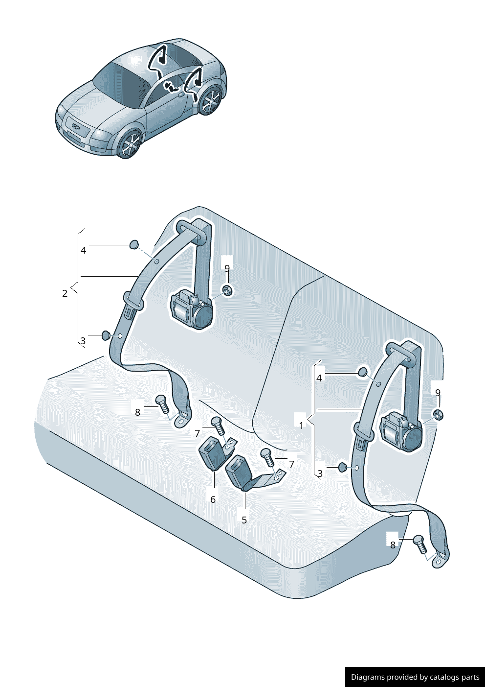 Car part diagram