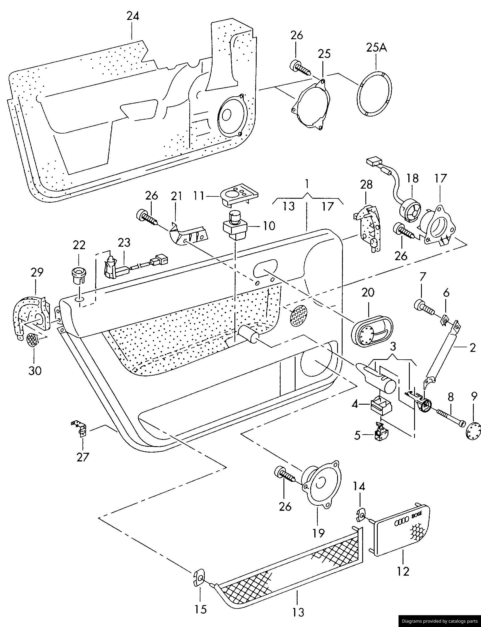 Car part diagram