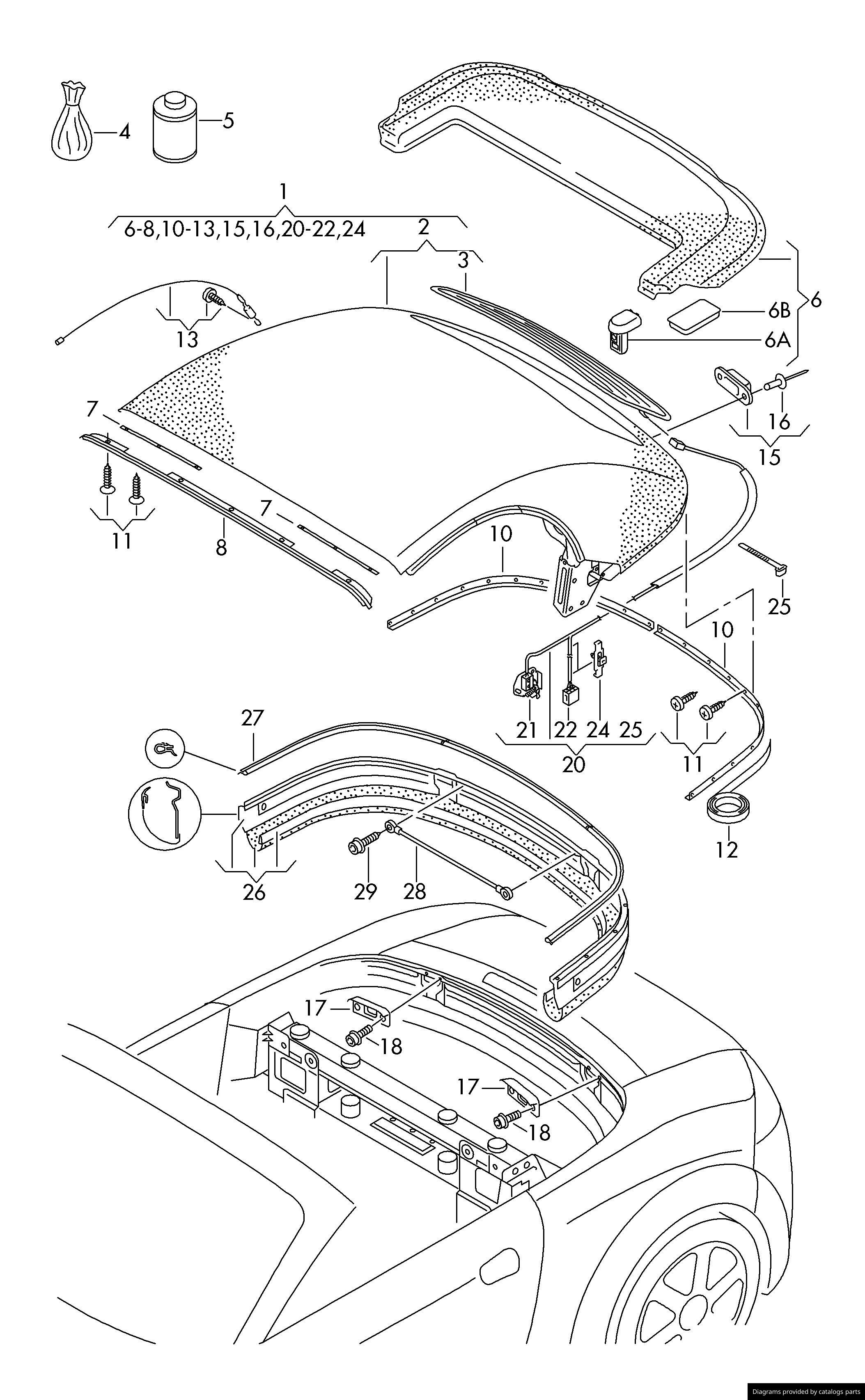 Car part diagram
