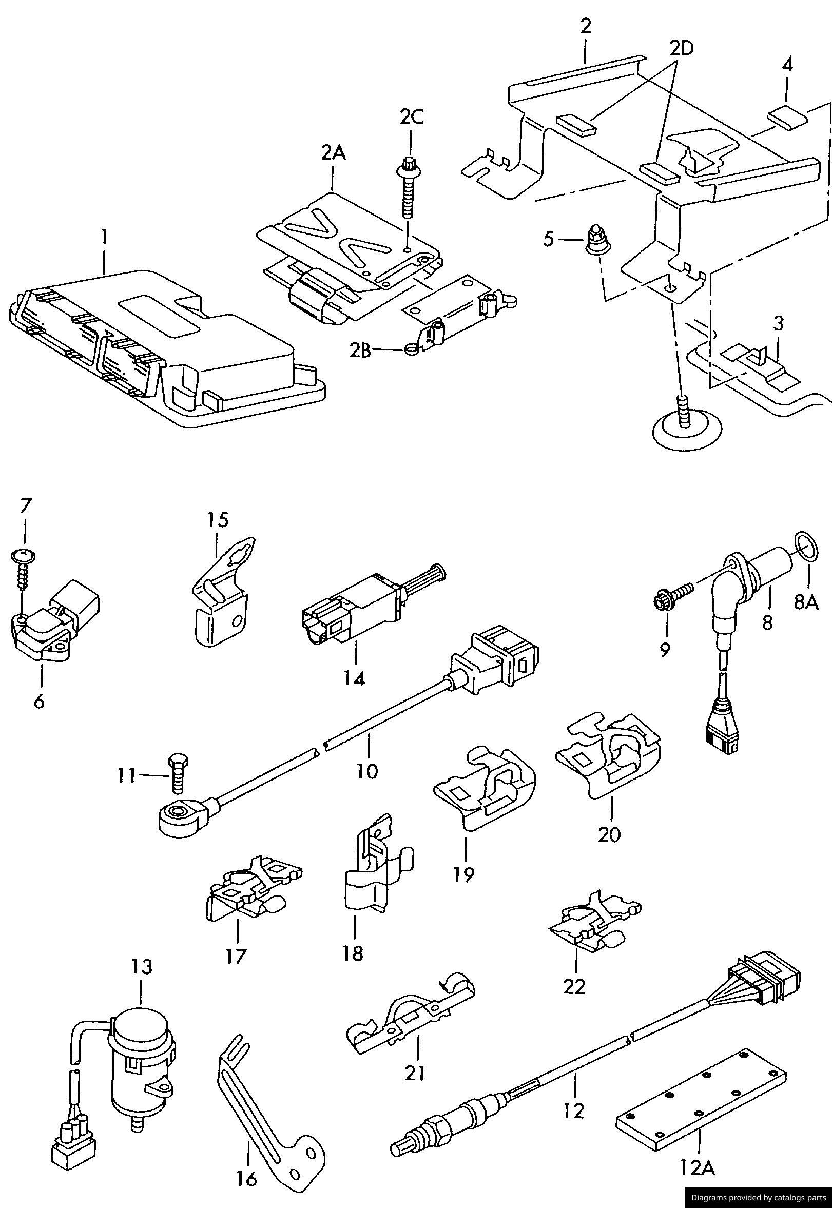 Car part diagram
