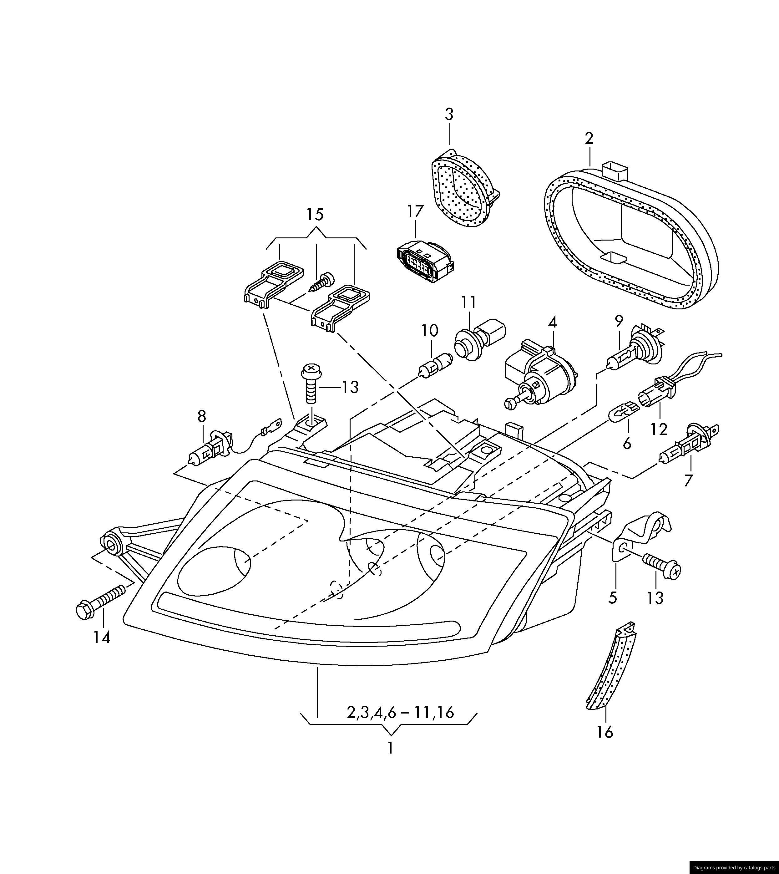 Car part diagram