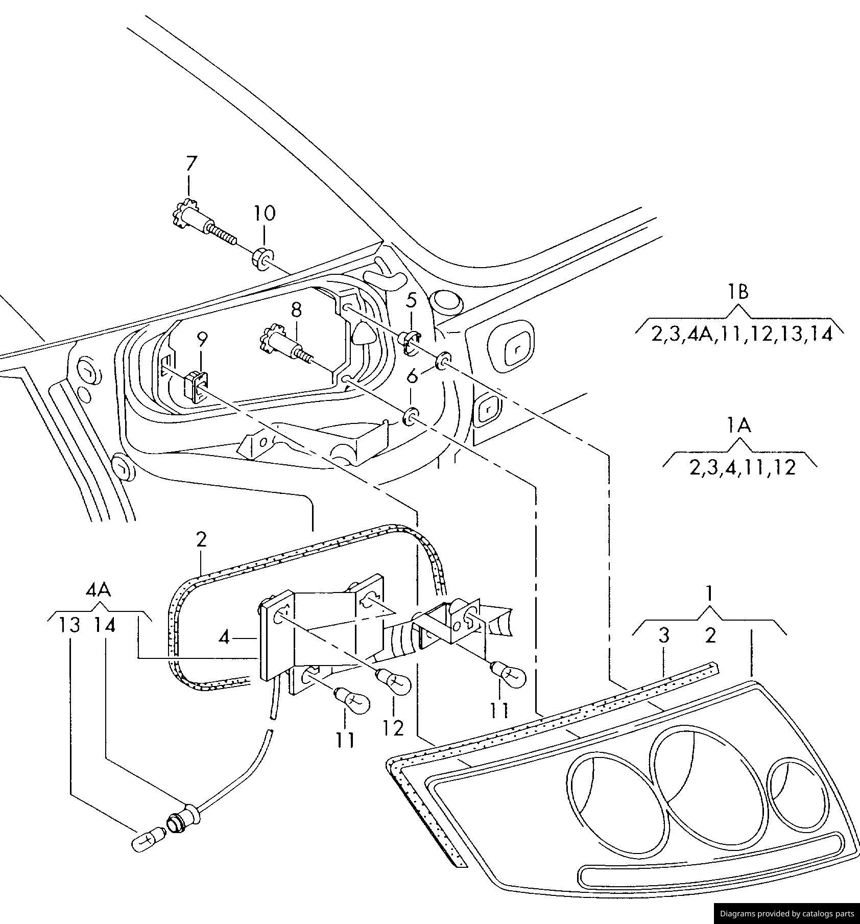 Car part diagram
