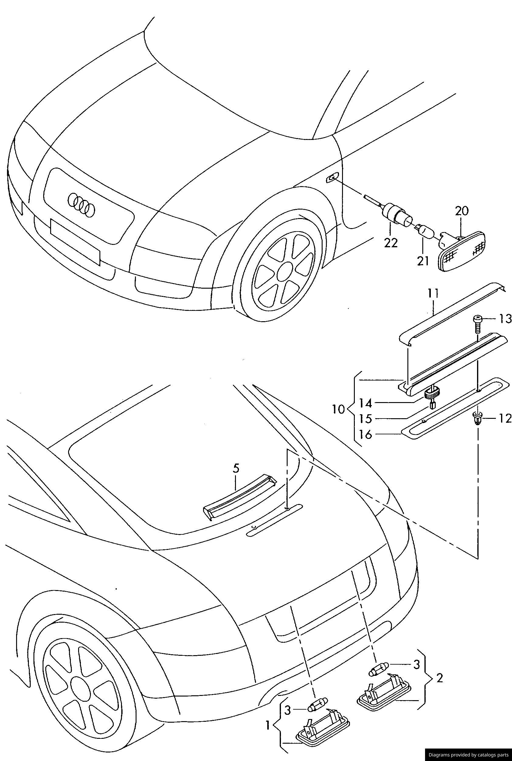 Car part diagram