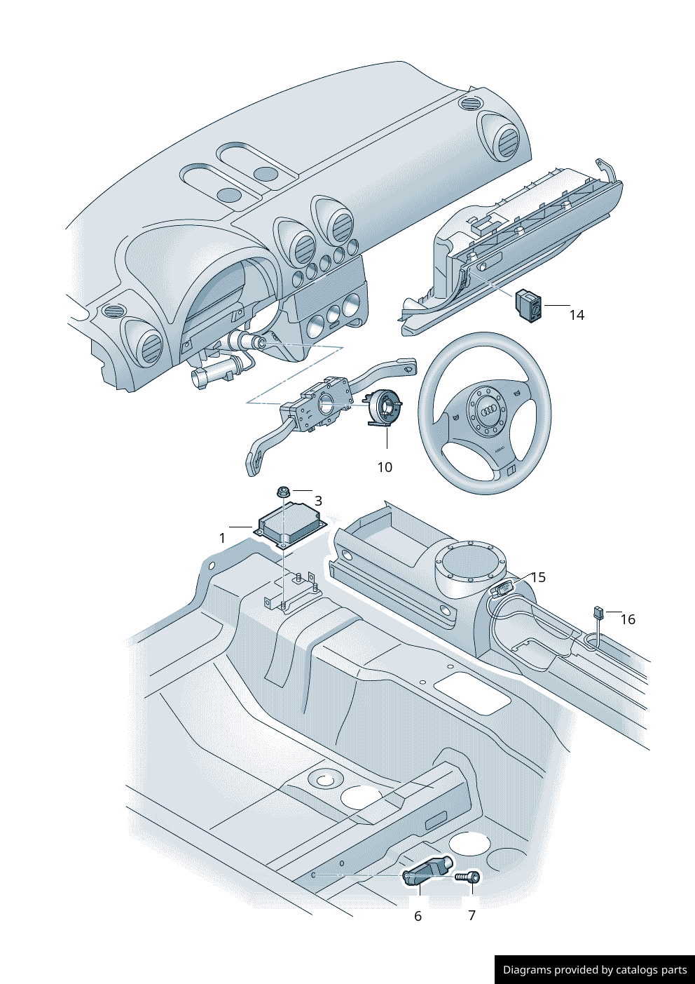 Car part diagram
