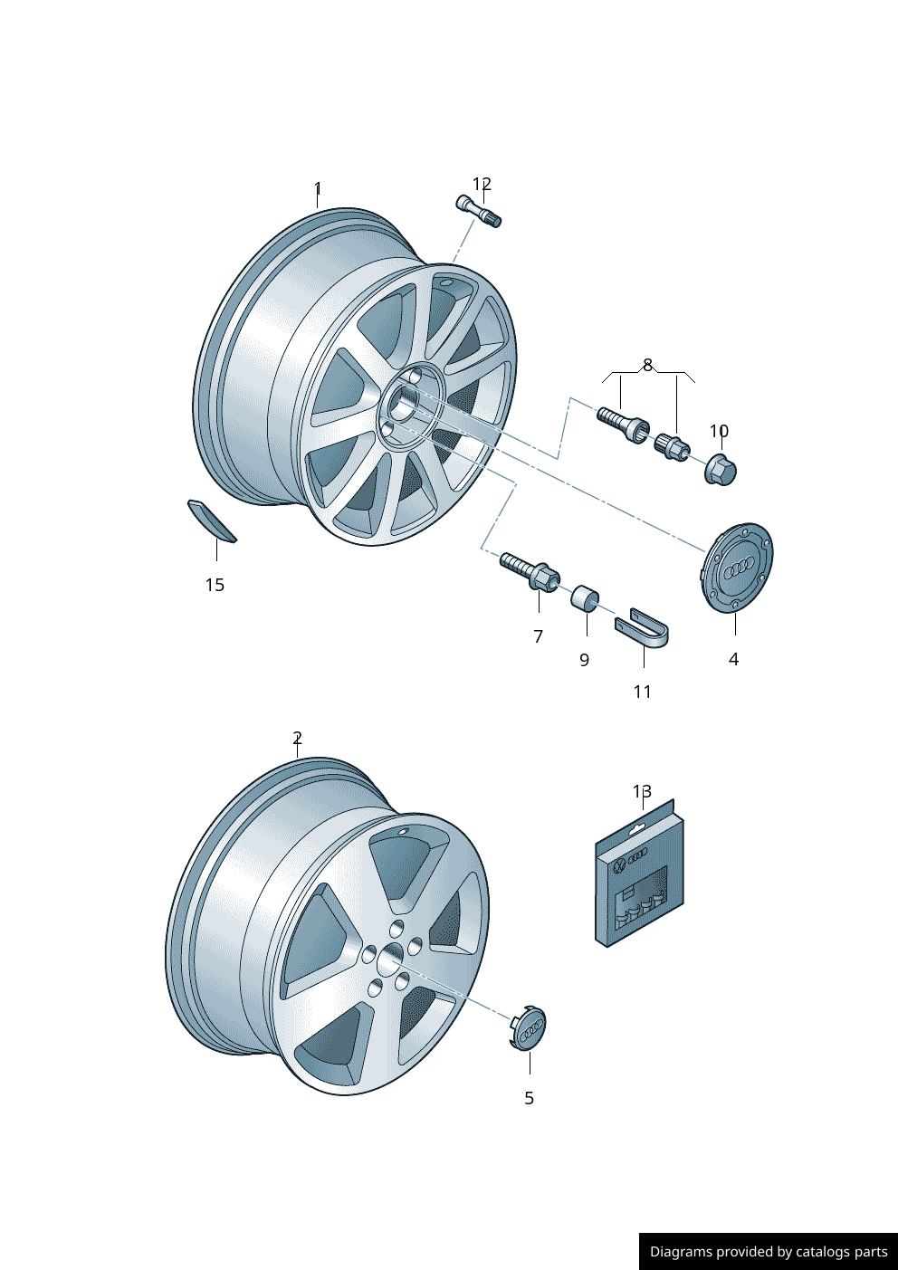 Car part diagram