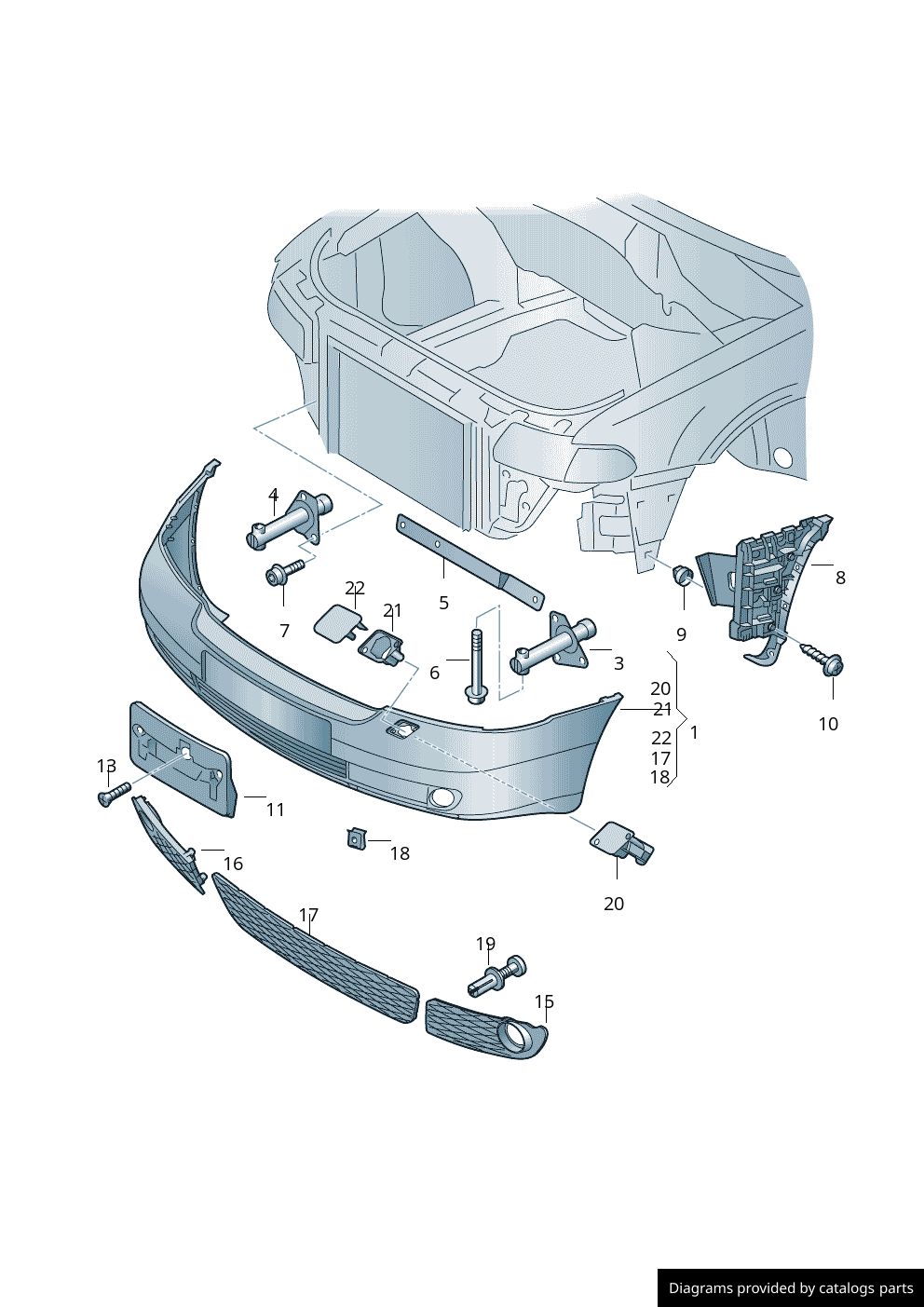 Car part diagram