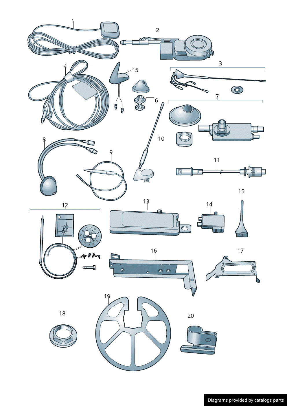 Car part diagram