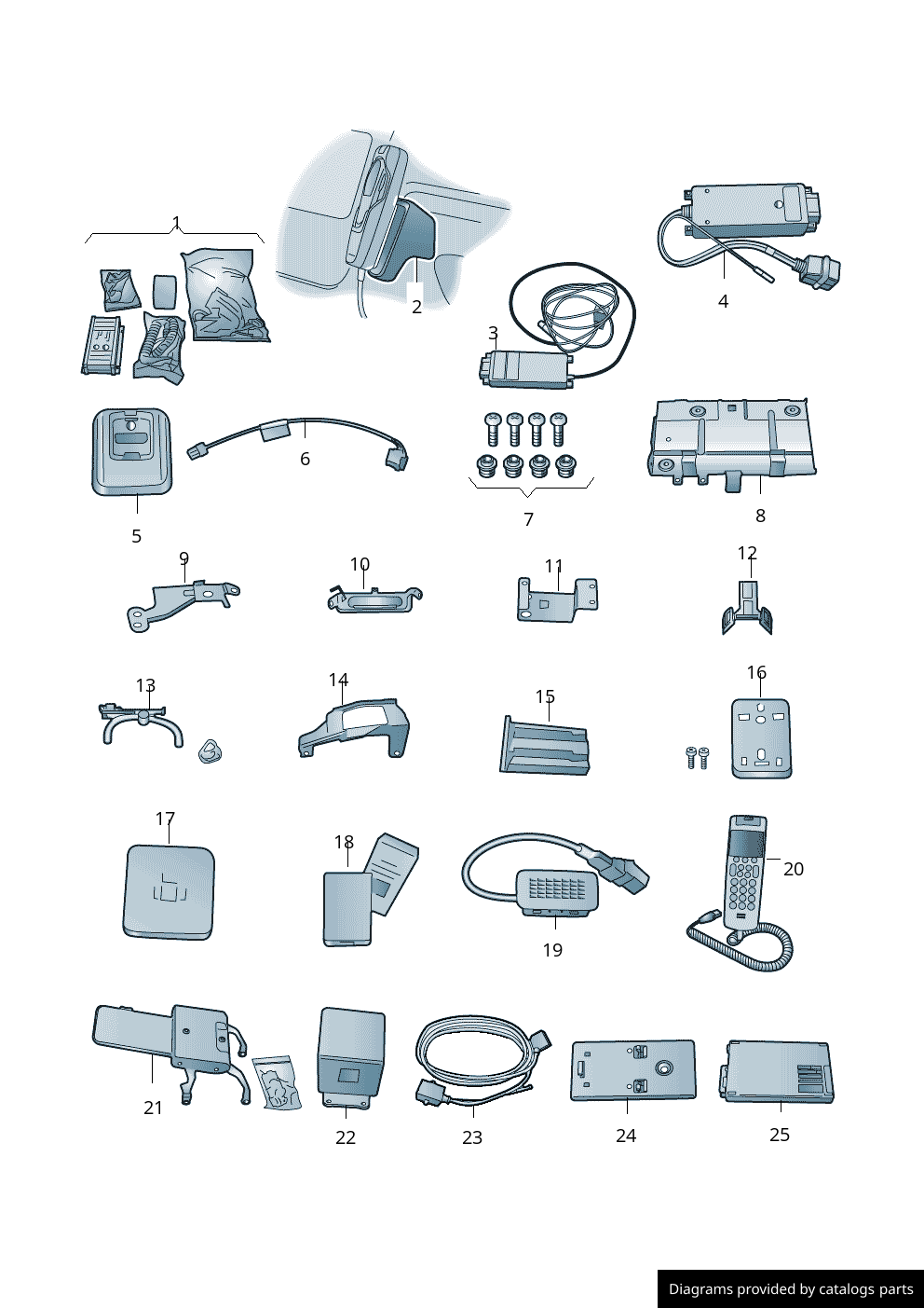 Car part diagram