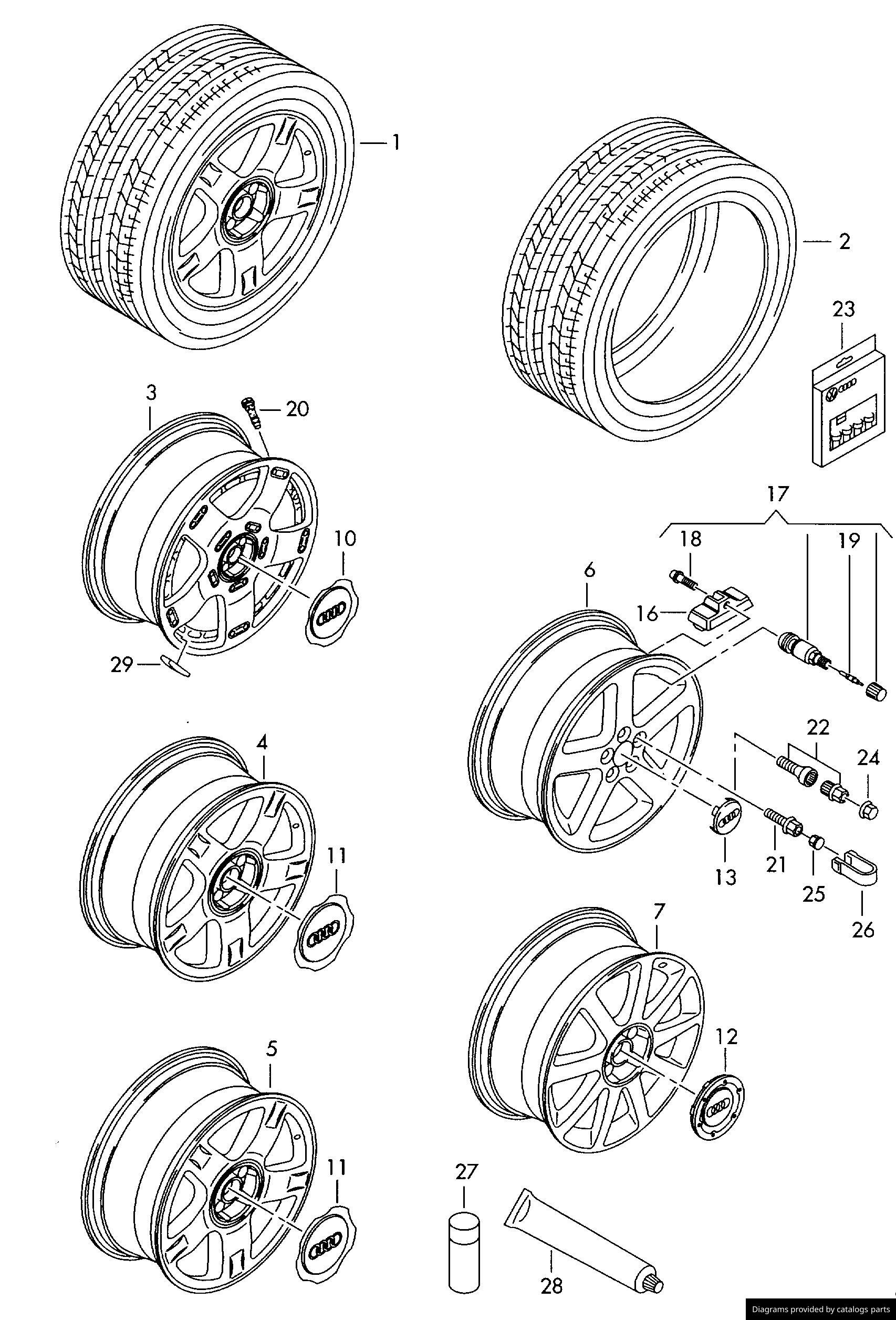 Car part diagram