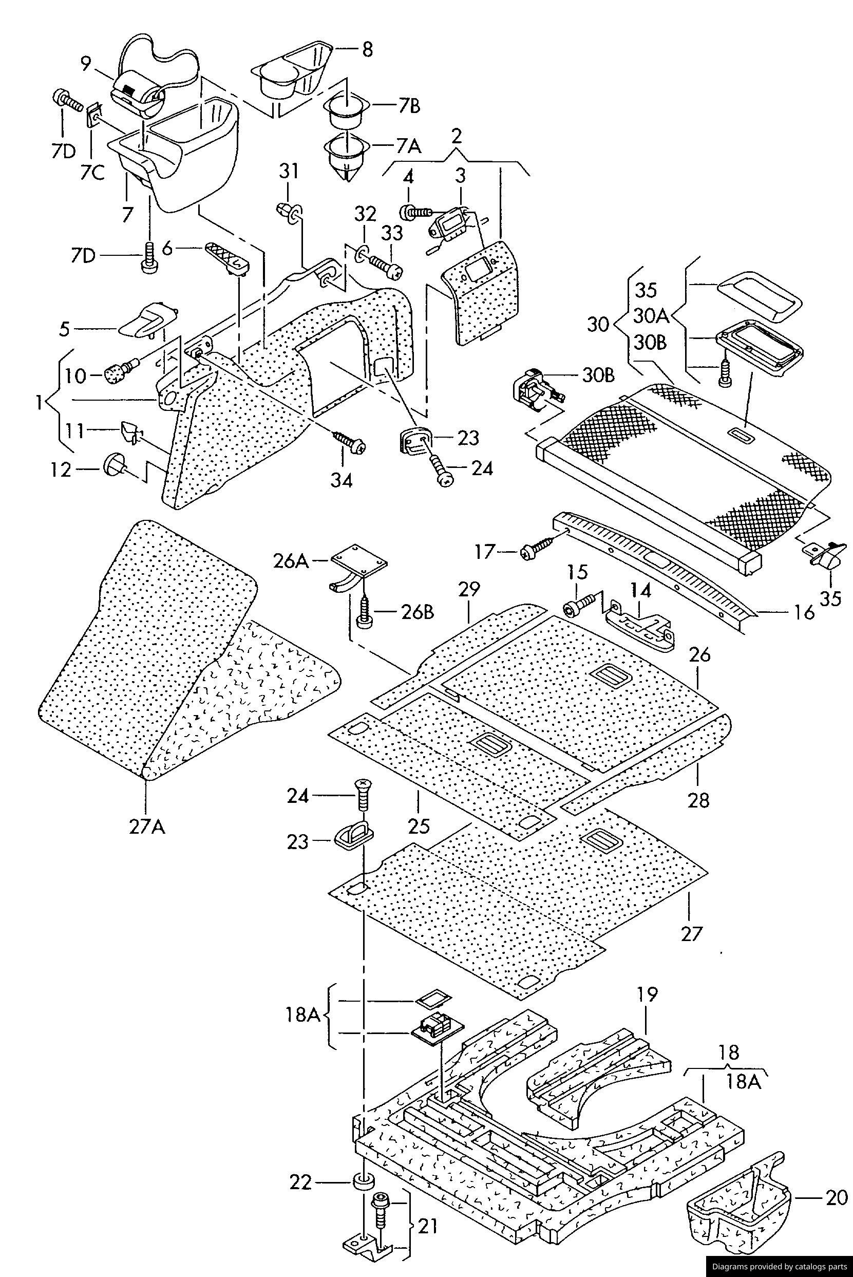 Car part diagram