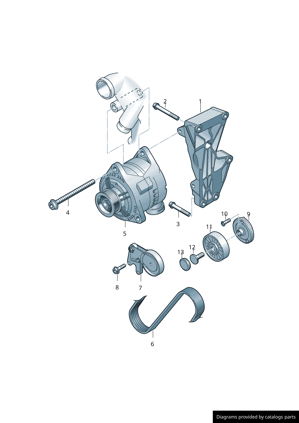 Car part diagram