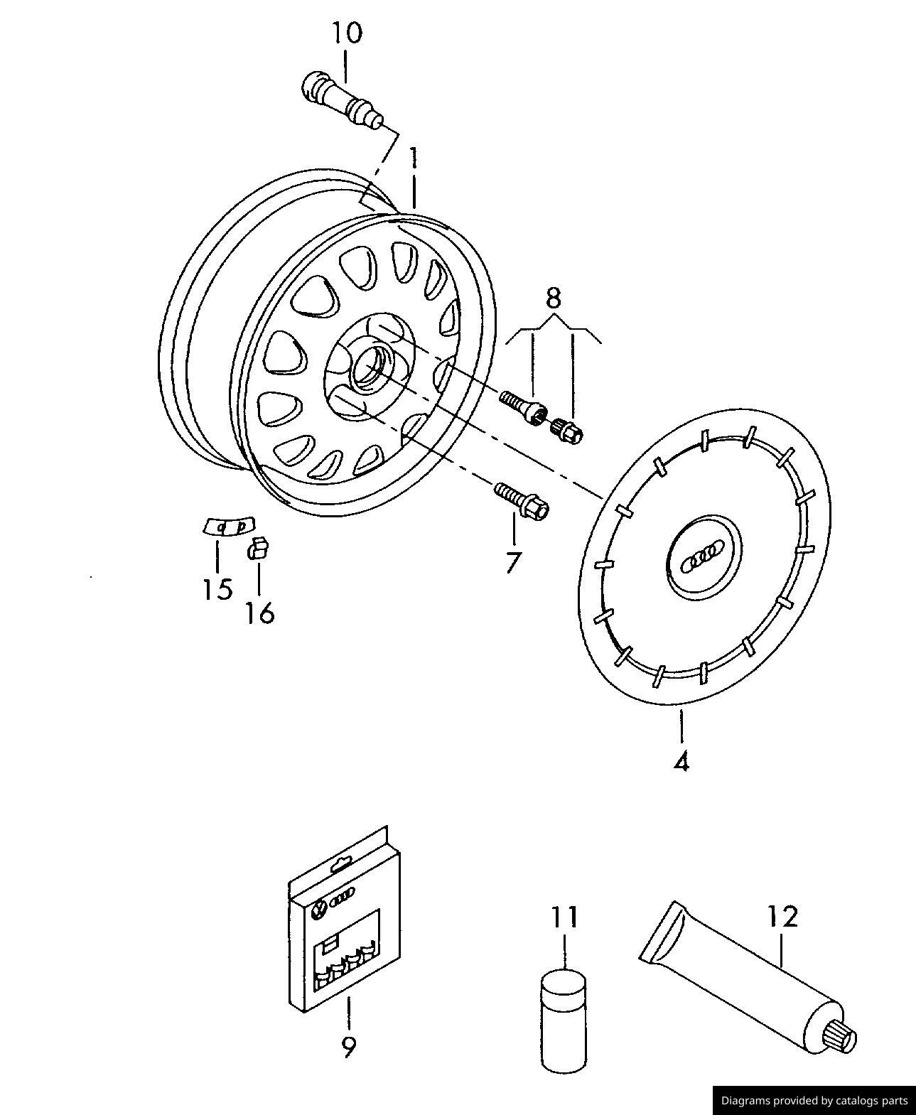Car part diagram