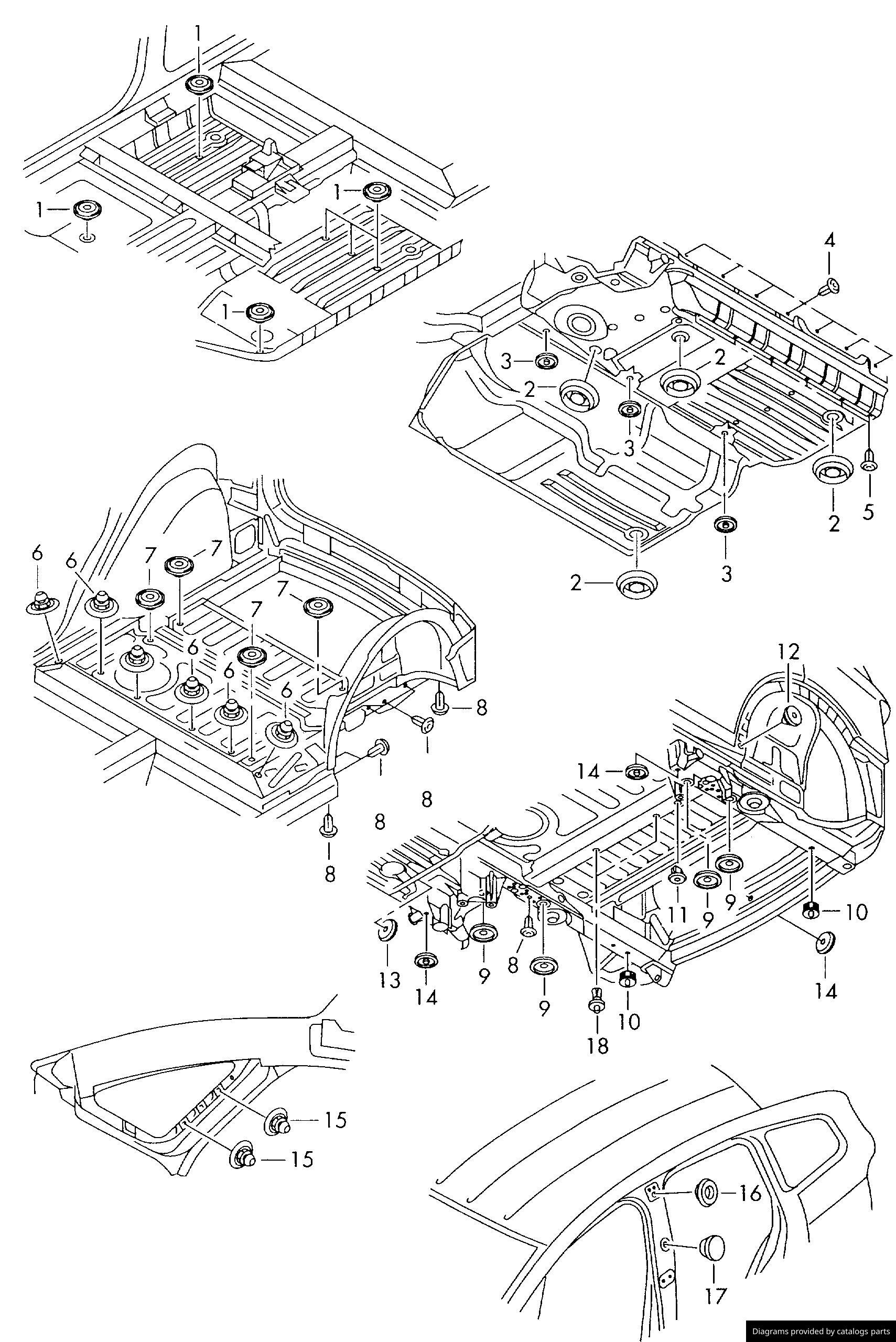 Car part diagram