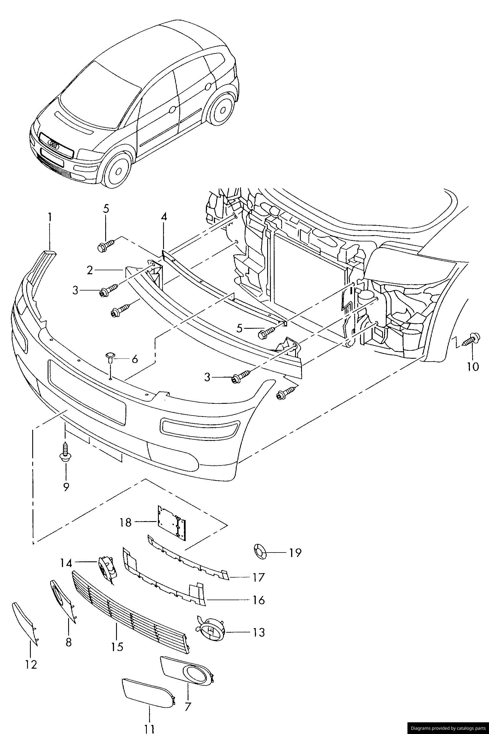 Car part diagram
