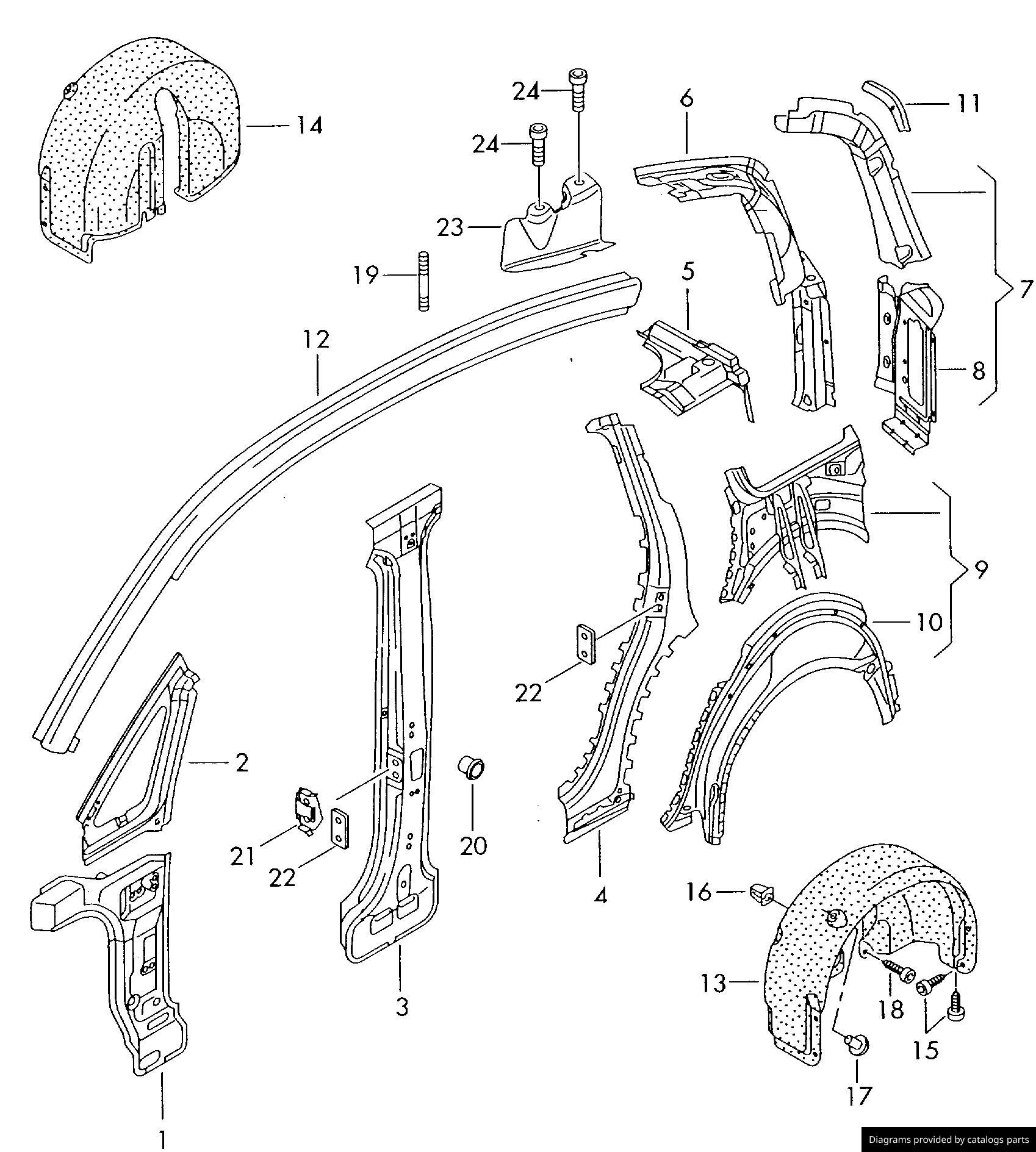 Car part diagram