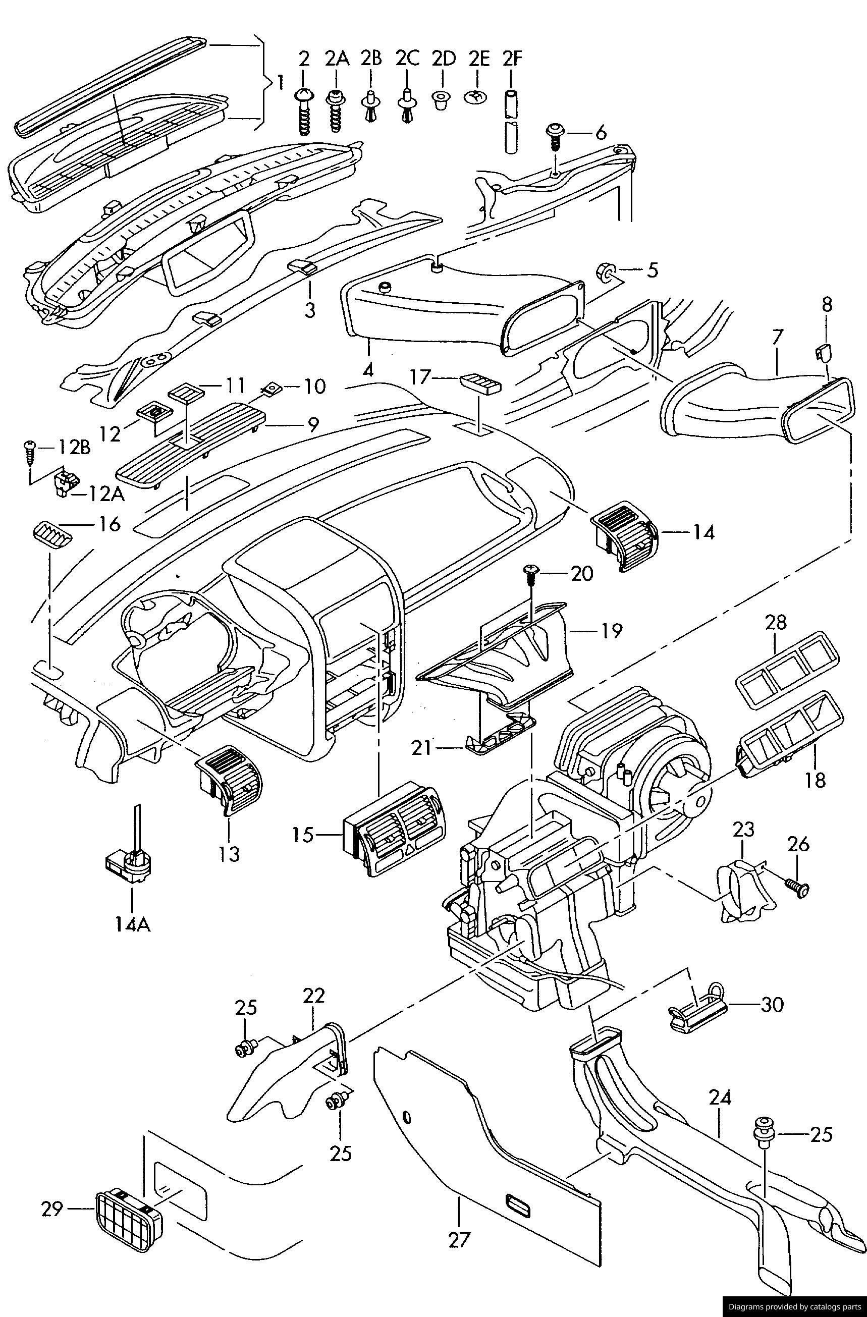 Car part diagram