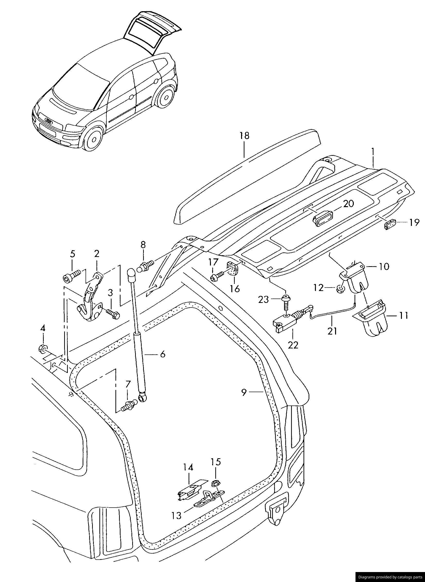Car part diagram