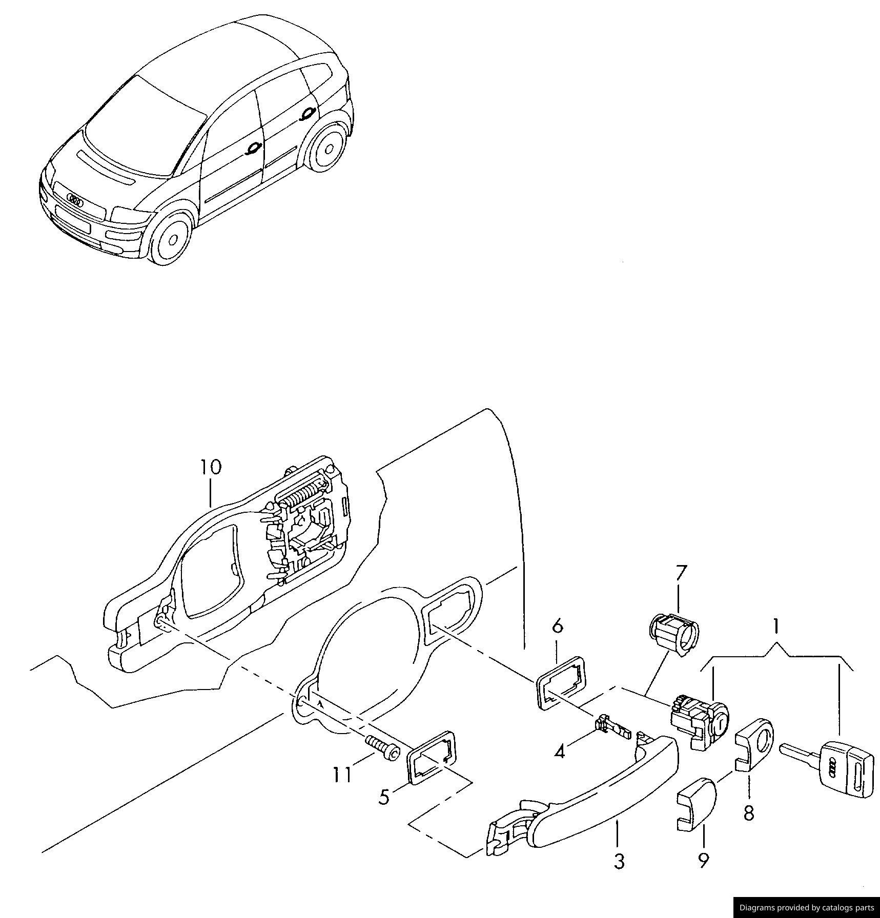 Car part diagram