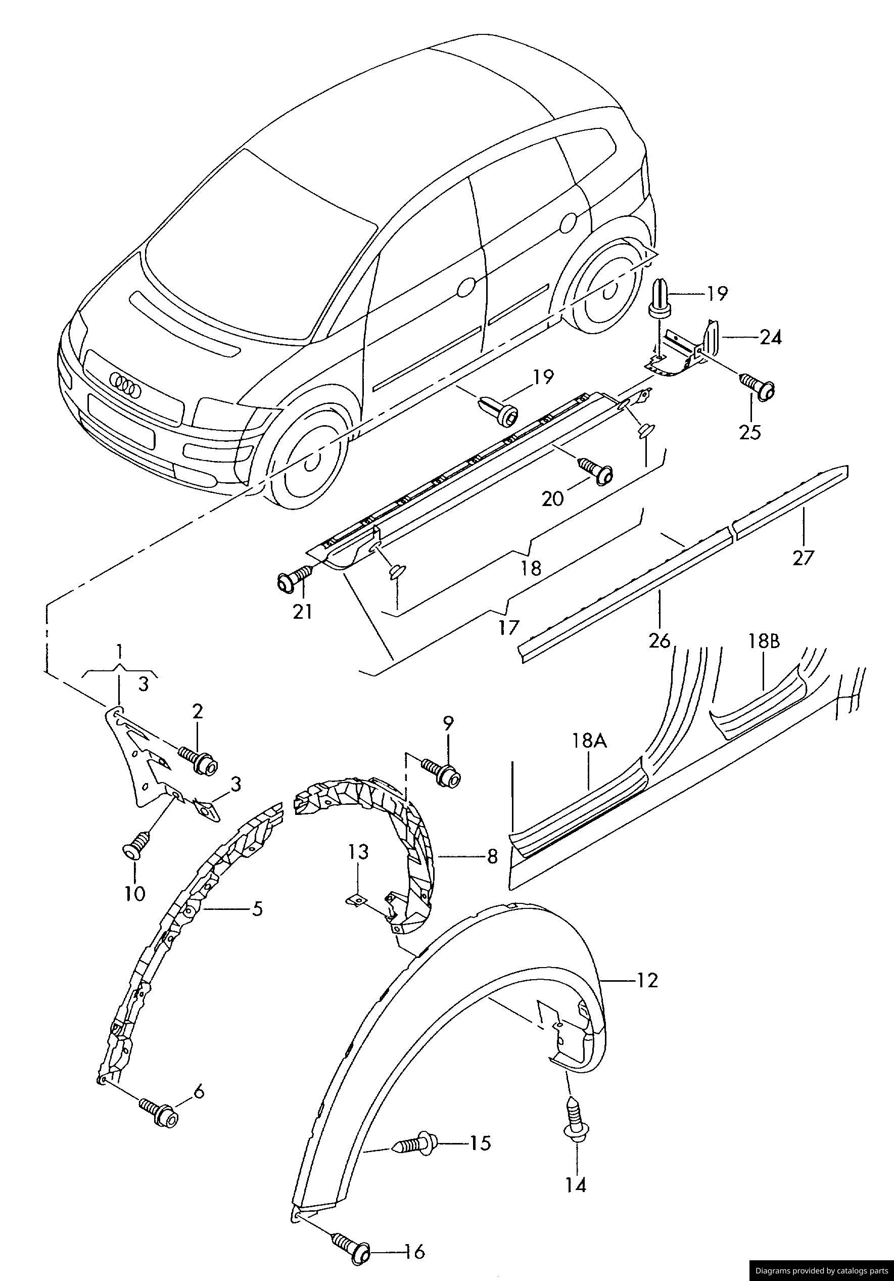 Car part diagram