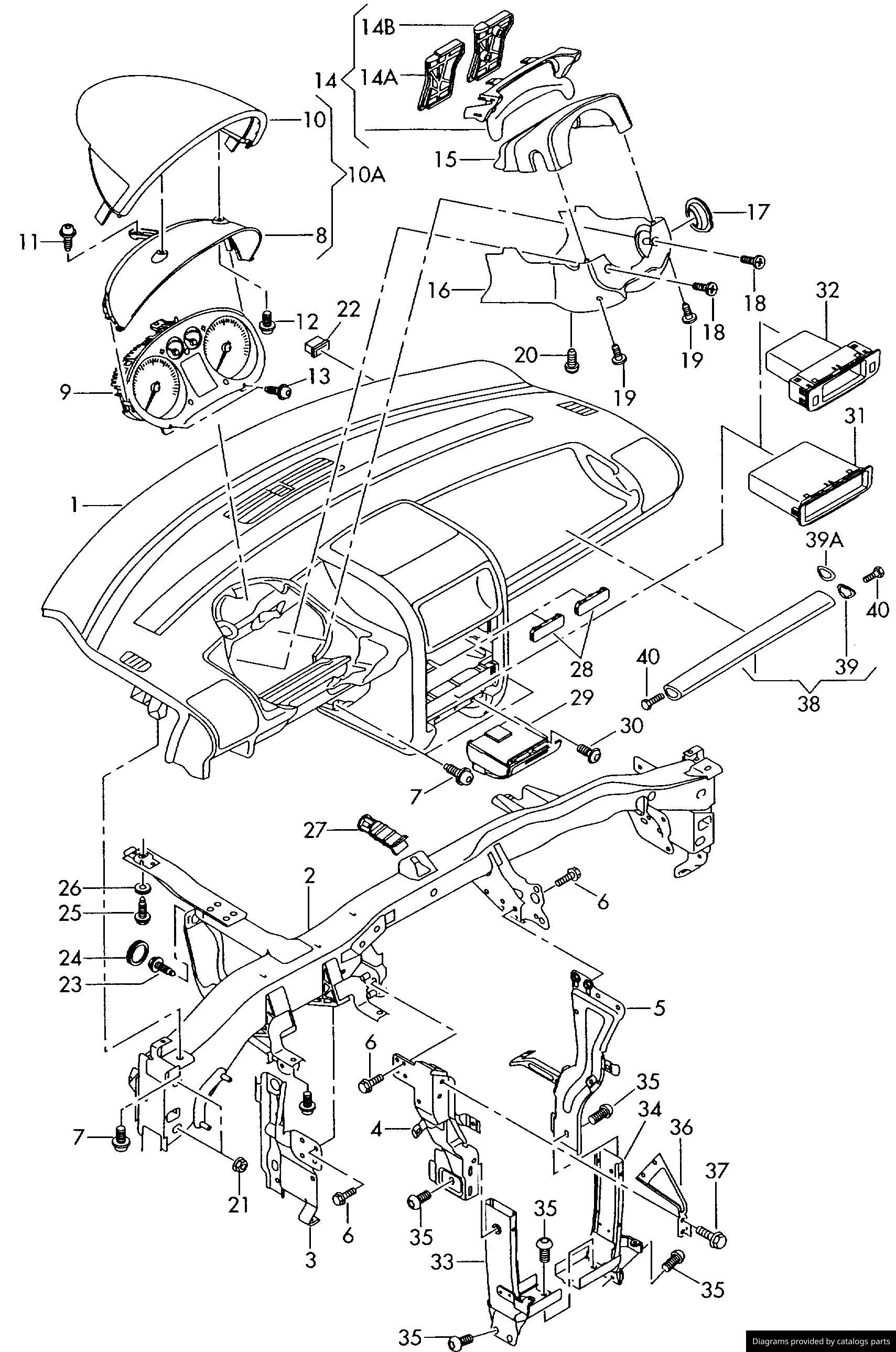 Car part diagram