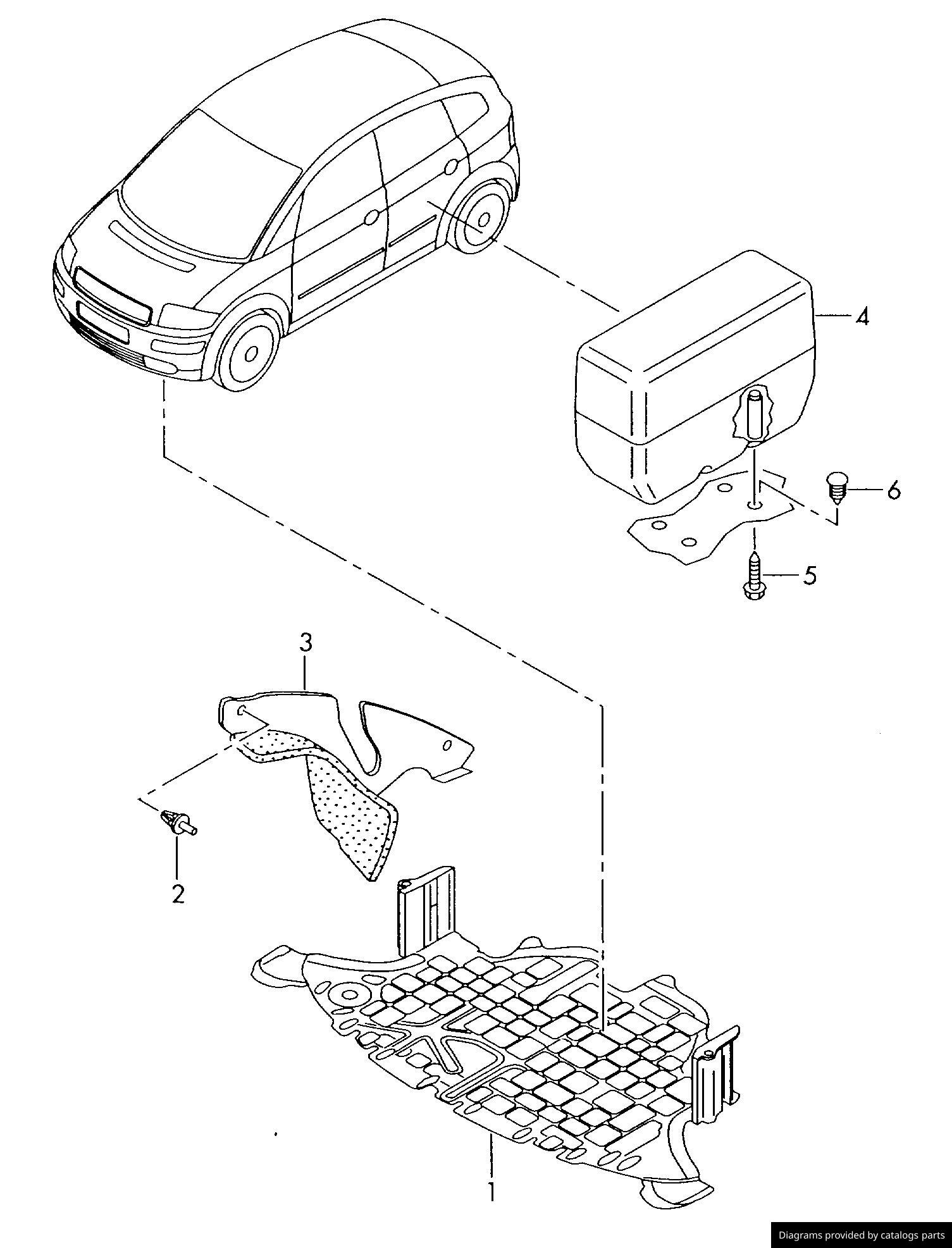 Car part diagram