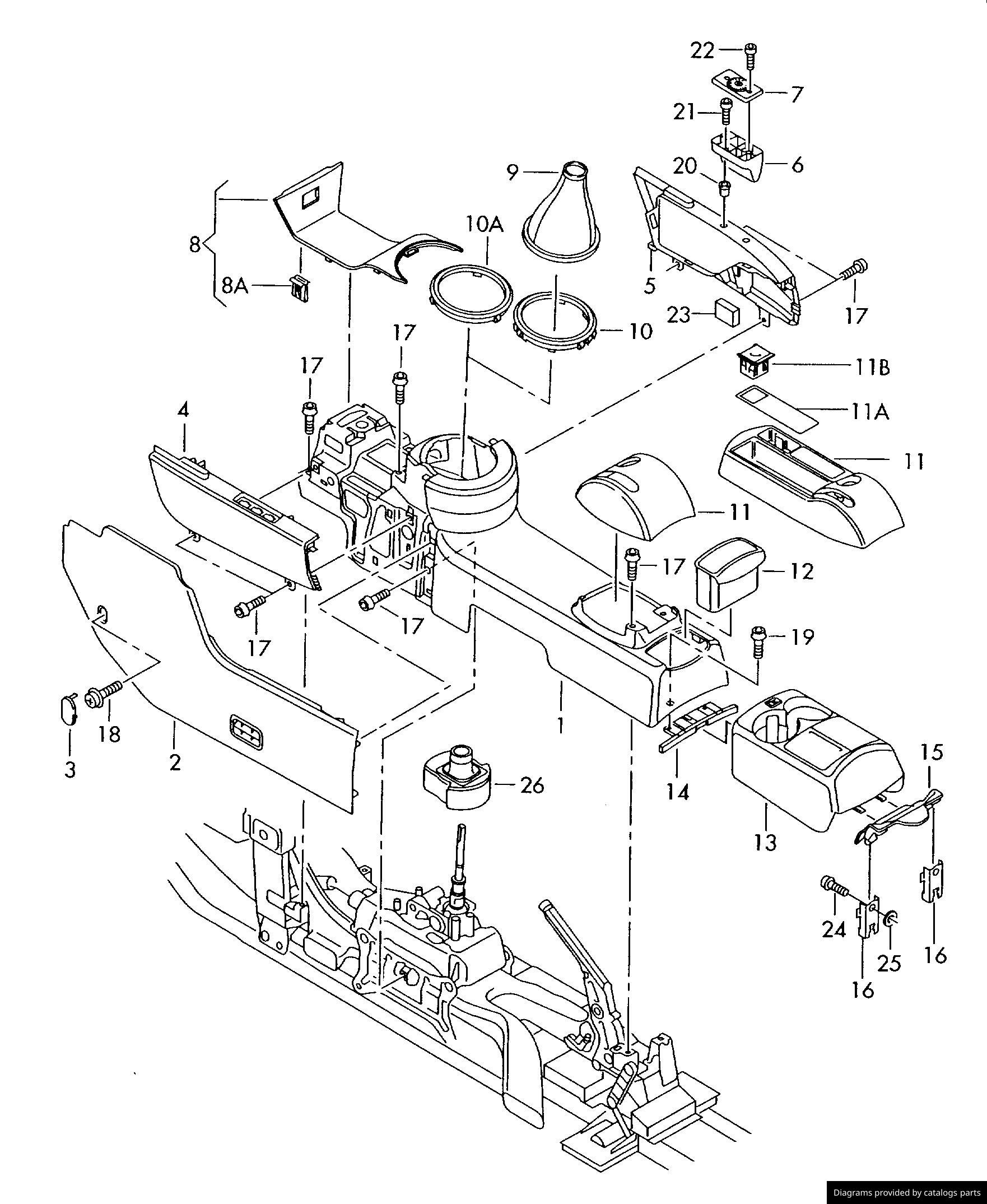 Car part diagram