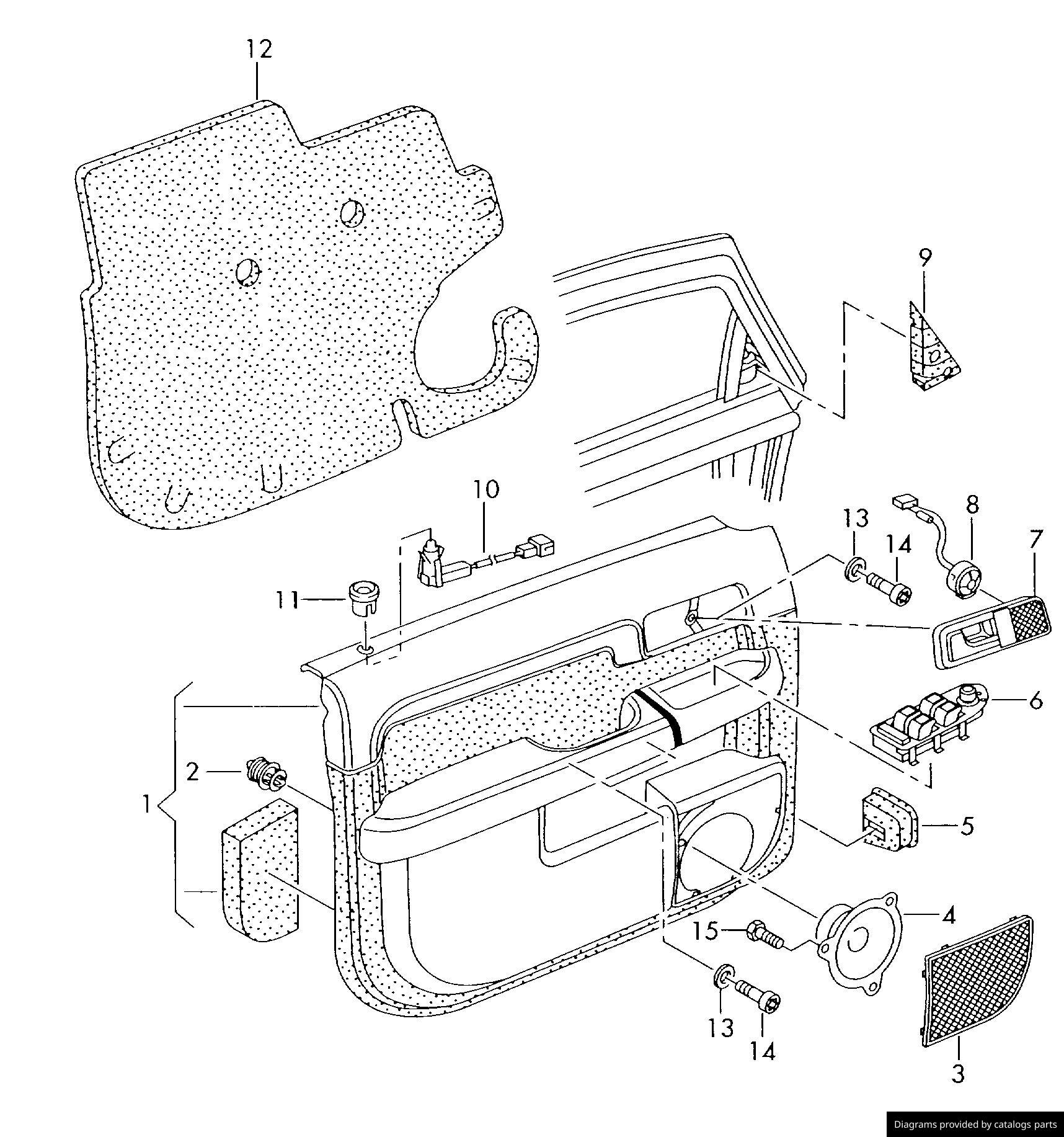 Car part diagram