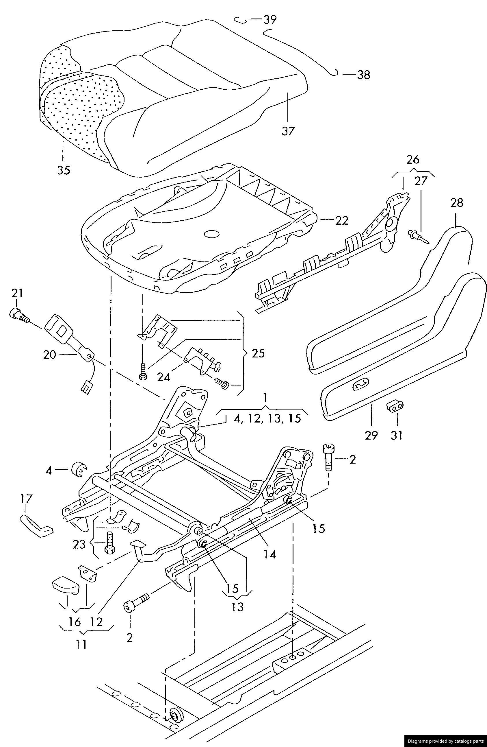 Car part diagram