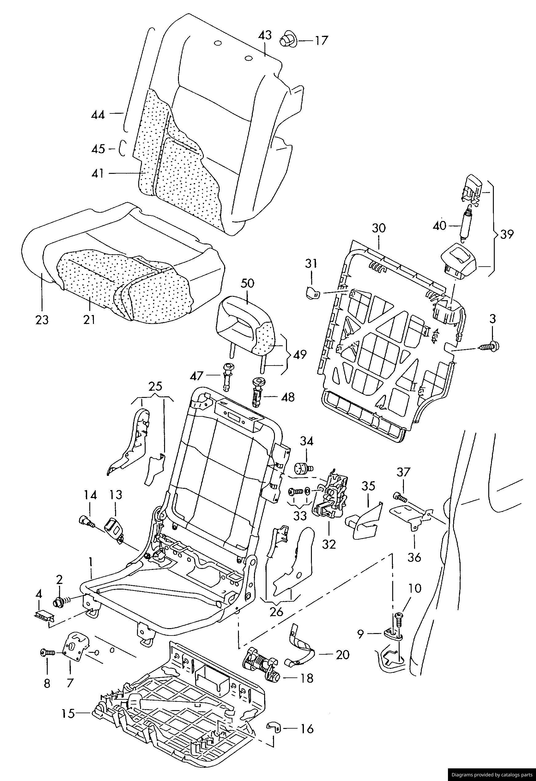 Car part diagram