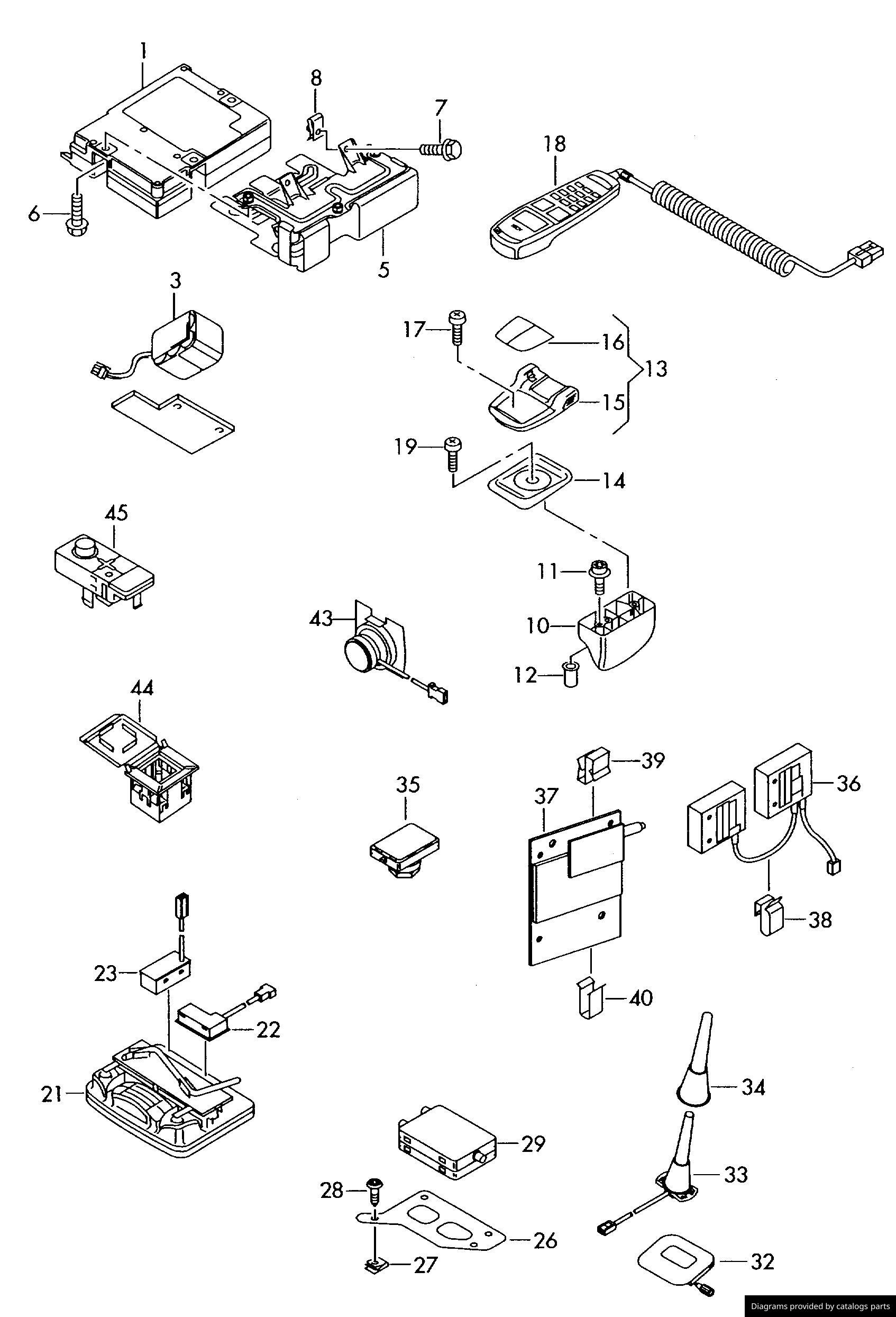 Car part diagram