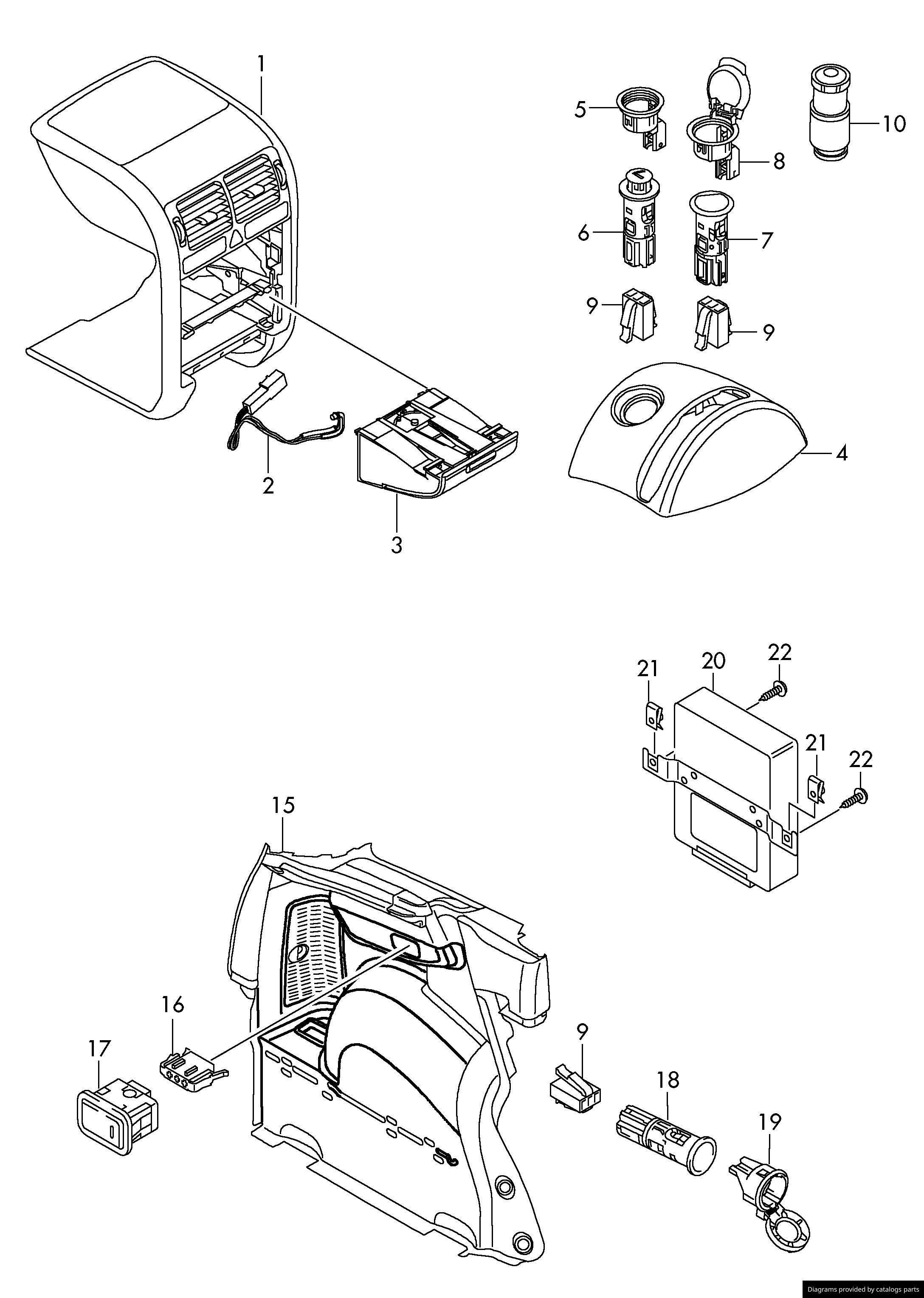 Car part diagram
