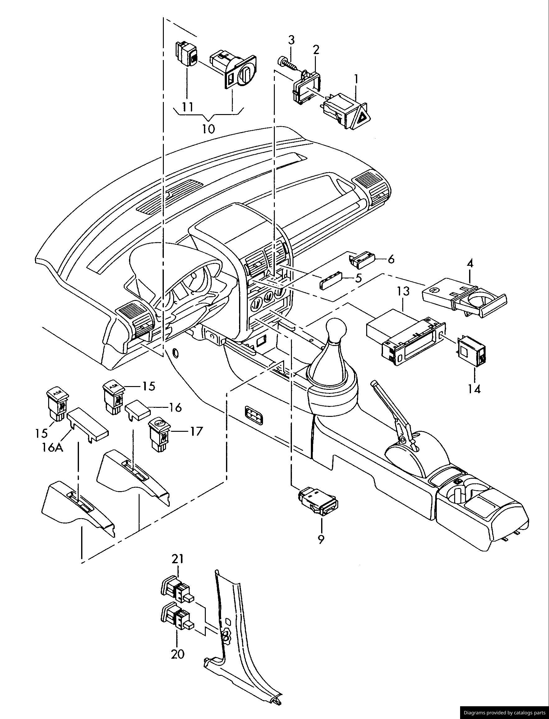 Car part diagram
