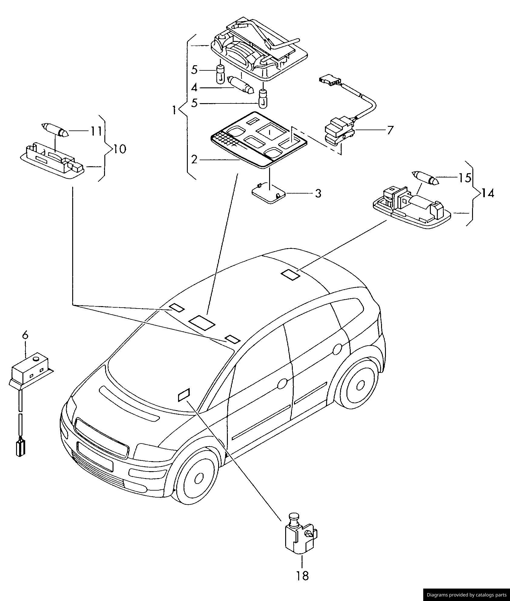 Car part diagram