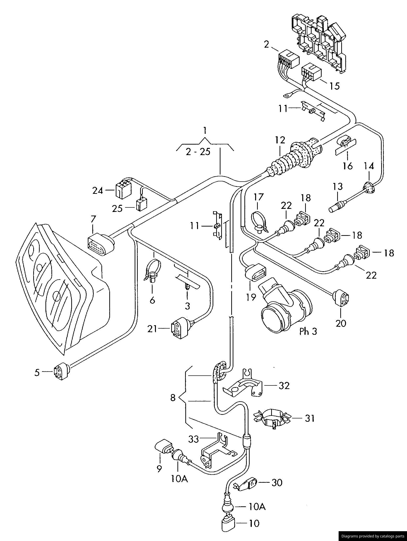 Car part diagram